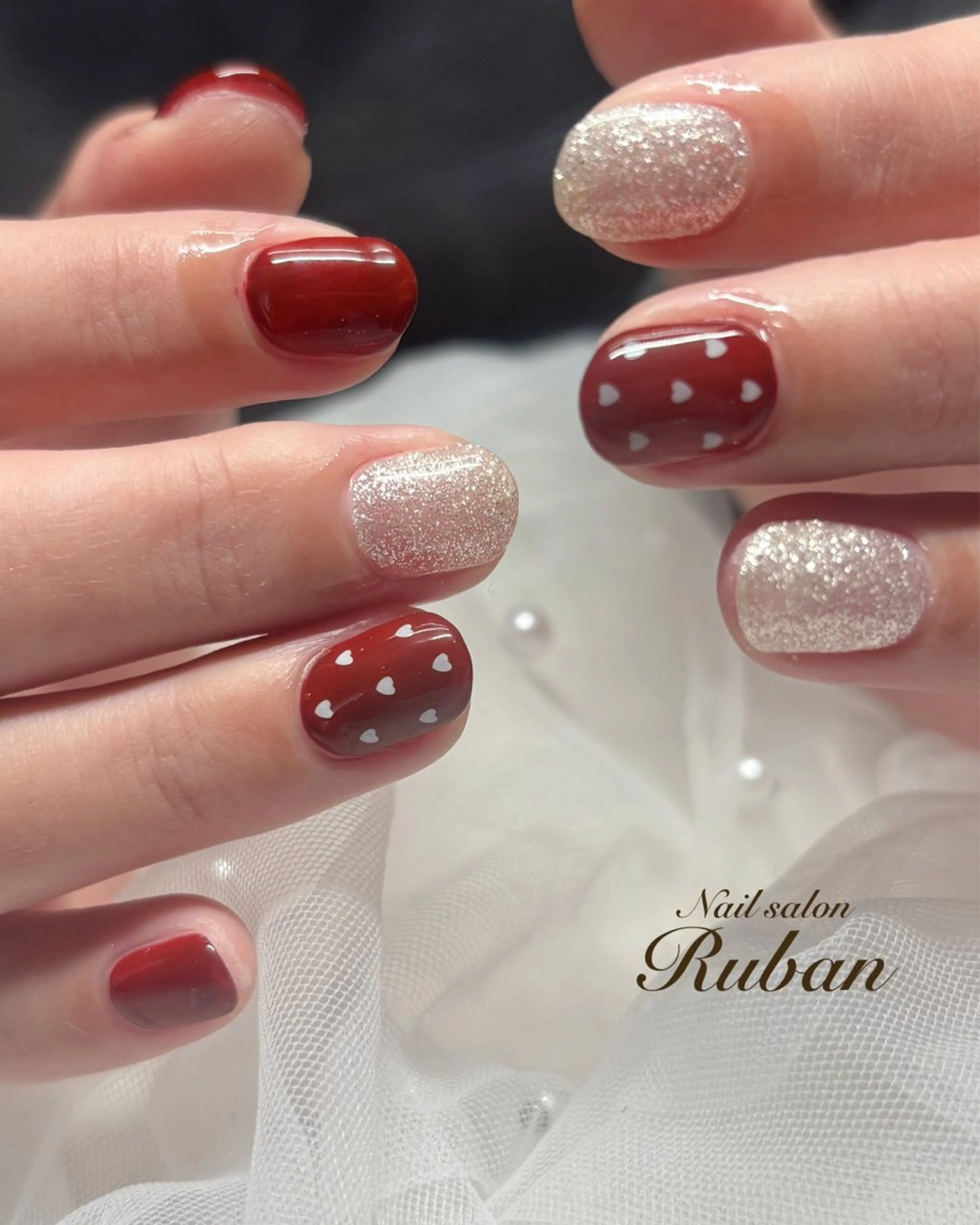 ネイル ハート Nail salon Rubanのネイルデザイン