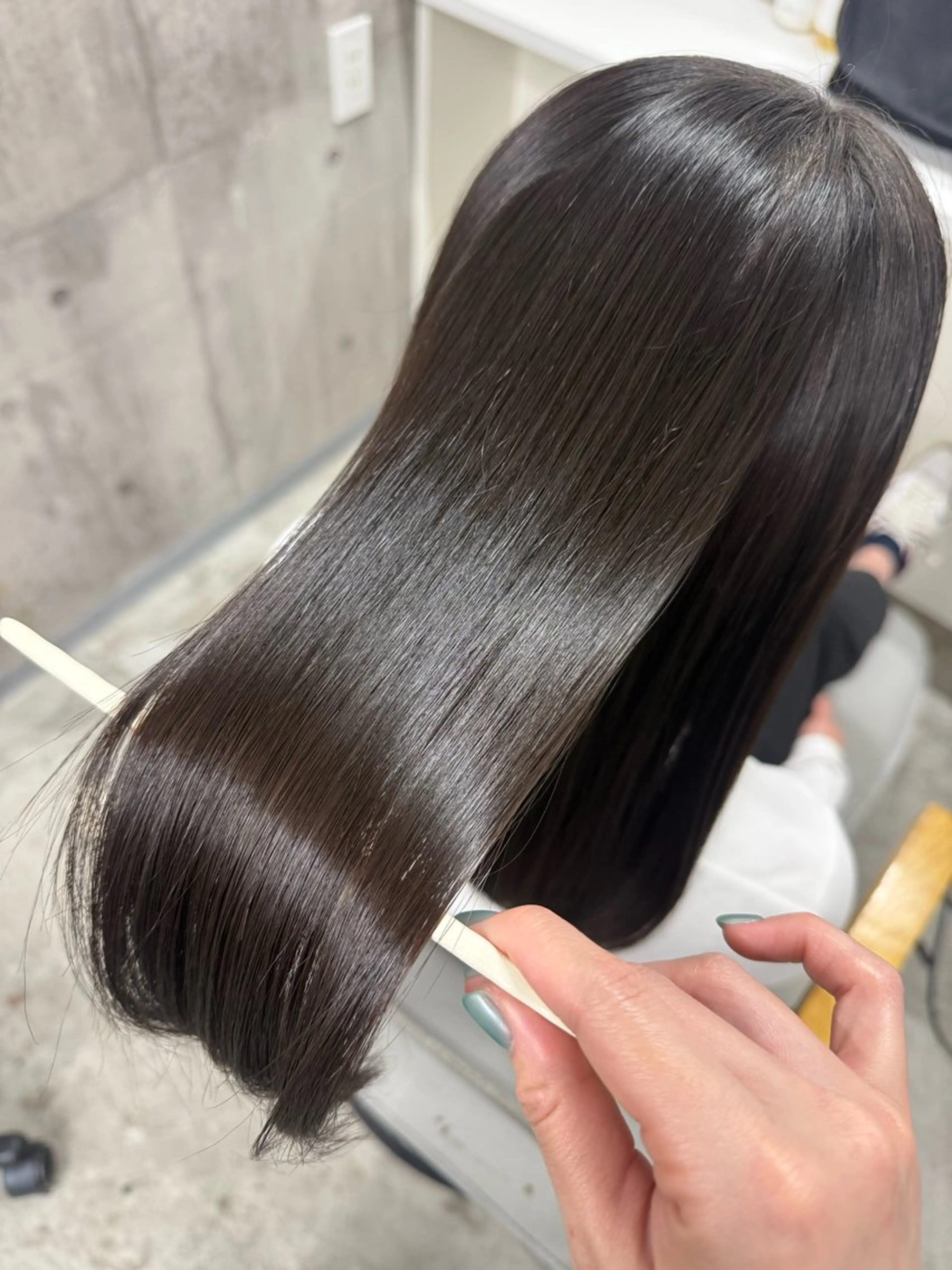 ロング カット 縮毛矯正 トリートメント ageless/ 髪質改善marinaのヘアスタイル