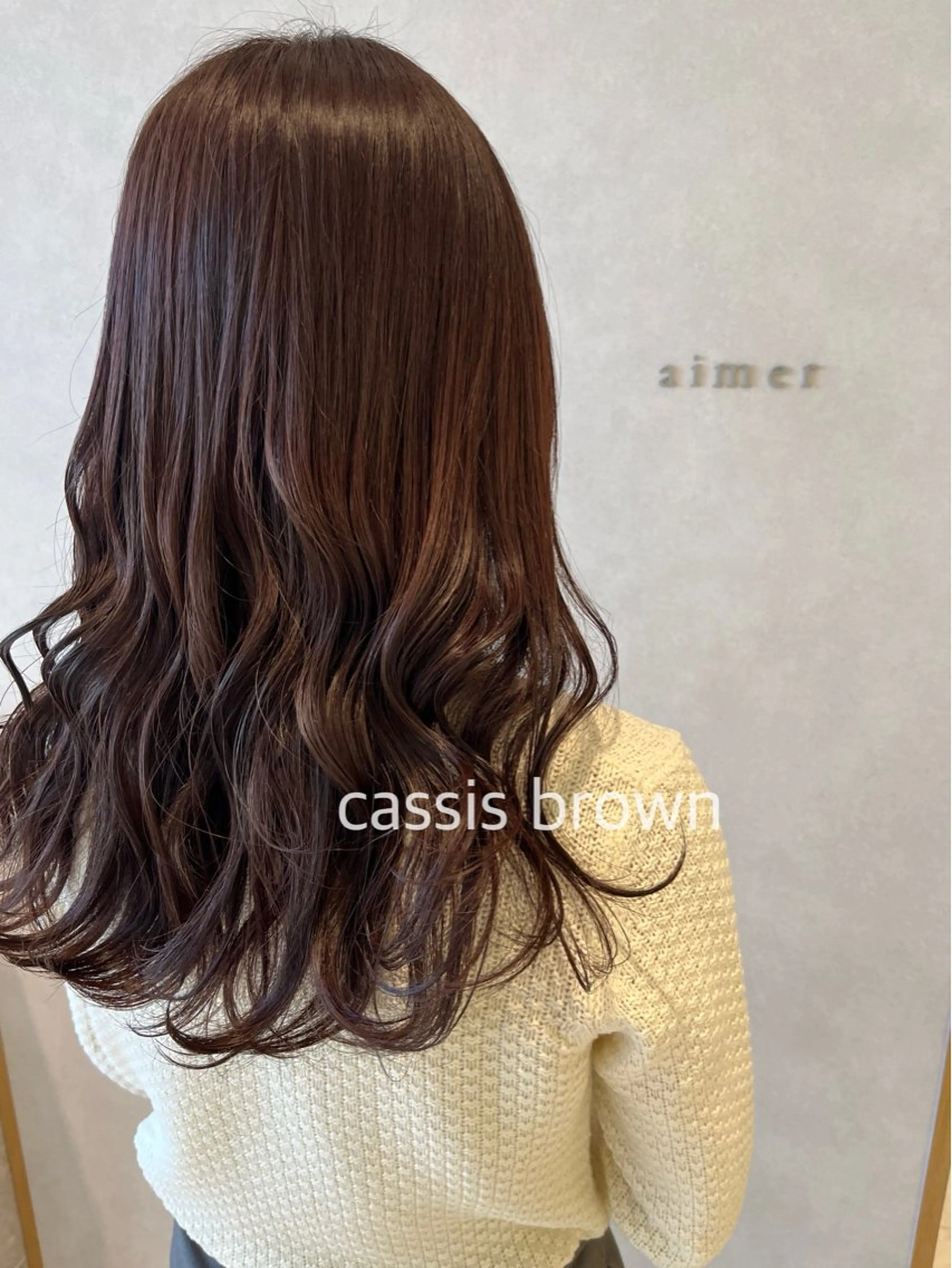 ロング カラー ブリーチ ブリーチなしカラー イオカ ヒトミのヘアスタイル