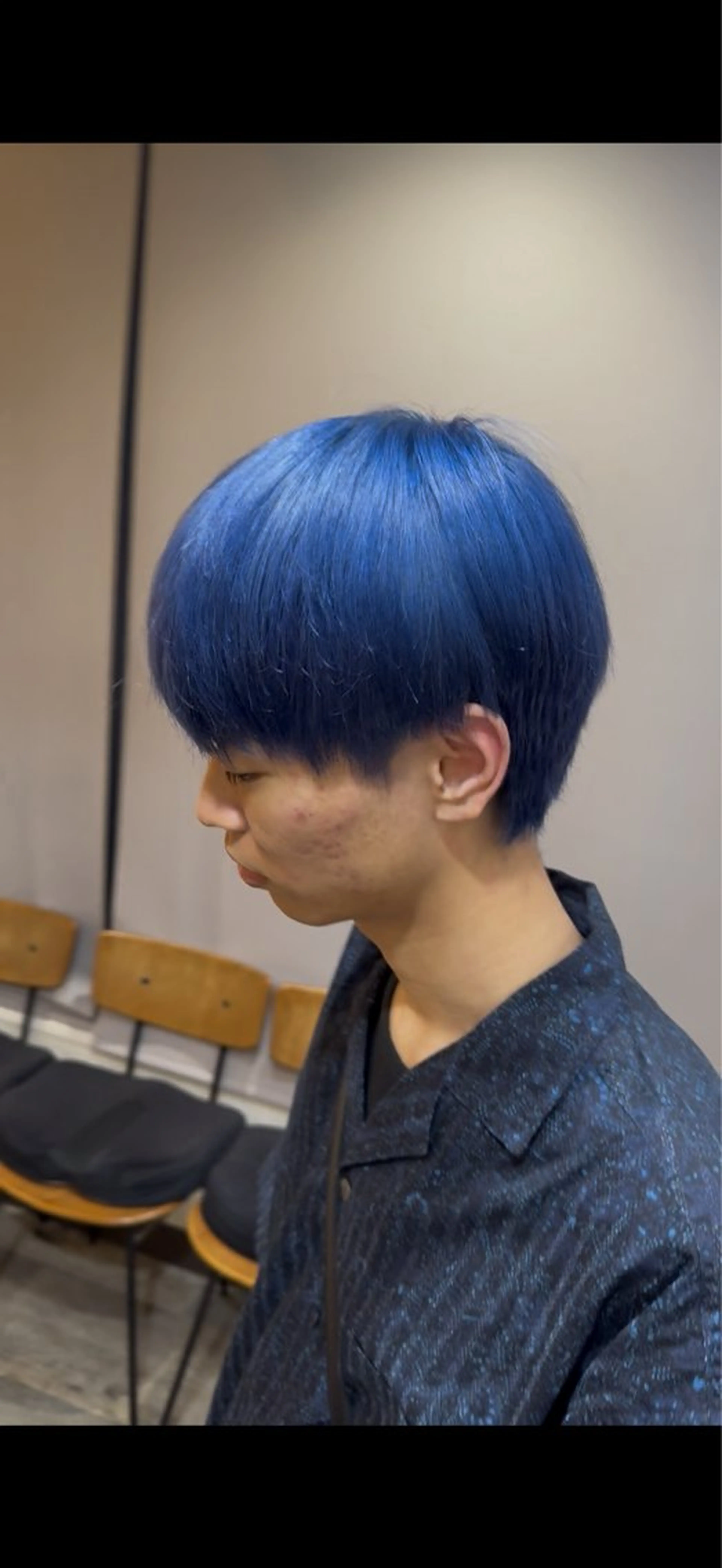 メンズ メンズブリーチ ヘアカラー 芝本 蓮のヘアスタイル