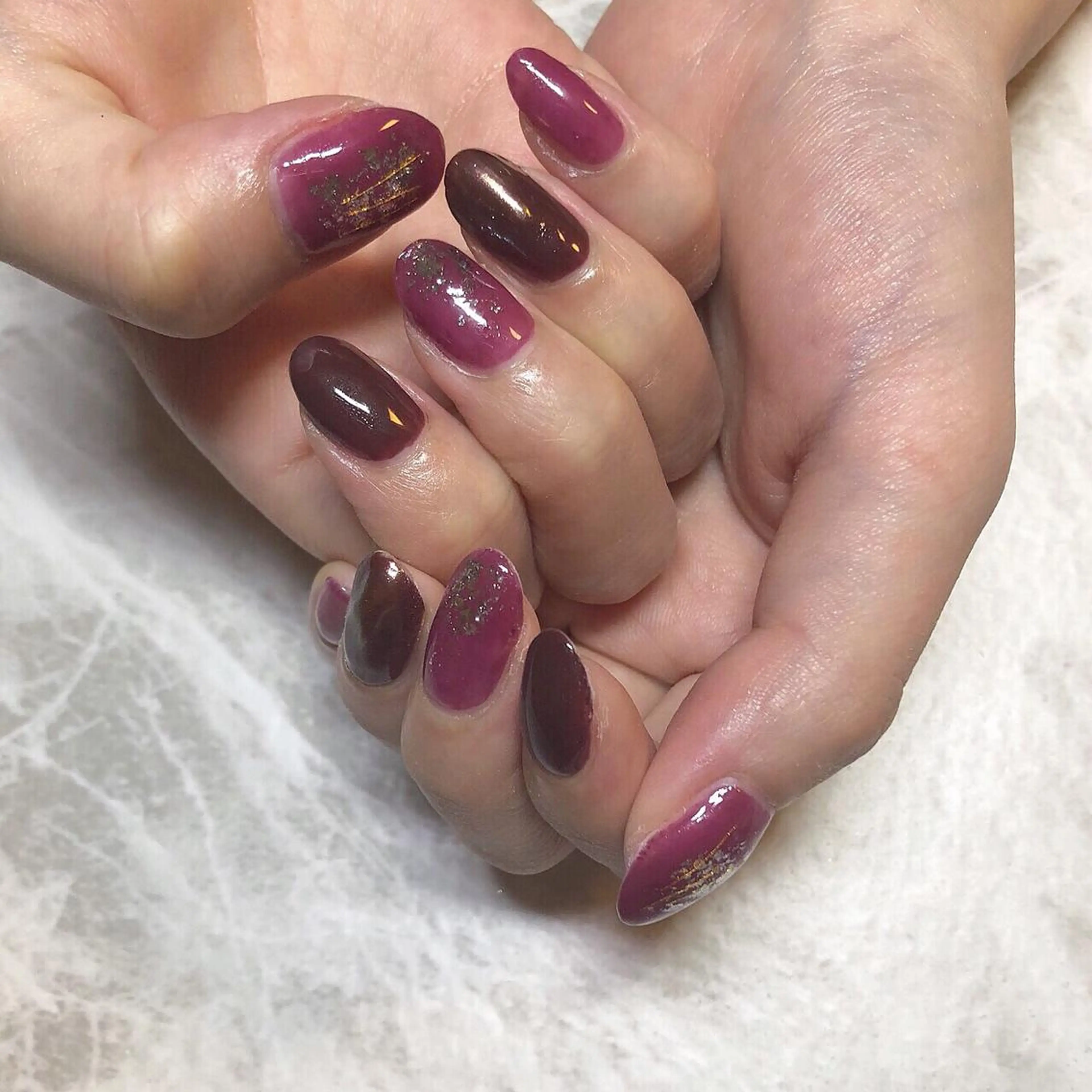 ネイル ニュアンスネイル nail salon granveilのネイルデザイン
