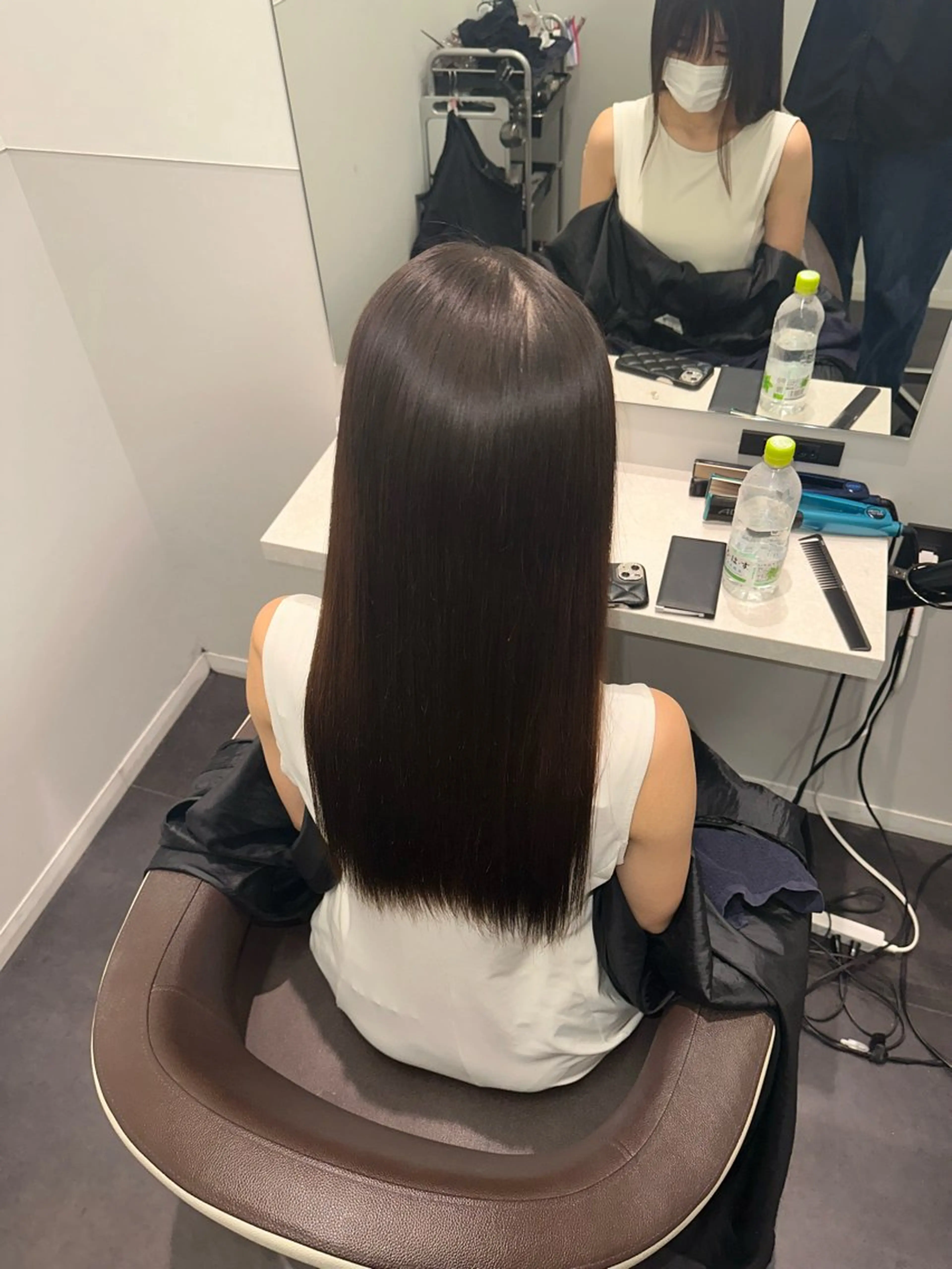 セミロング 美髪特化✨ 伊織✨縮毛矯正✨のヘアスタイル