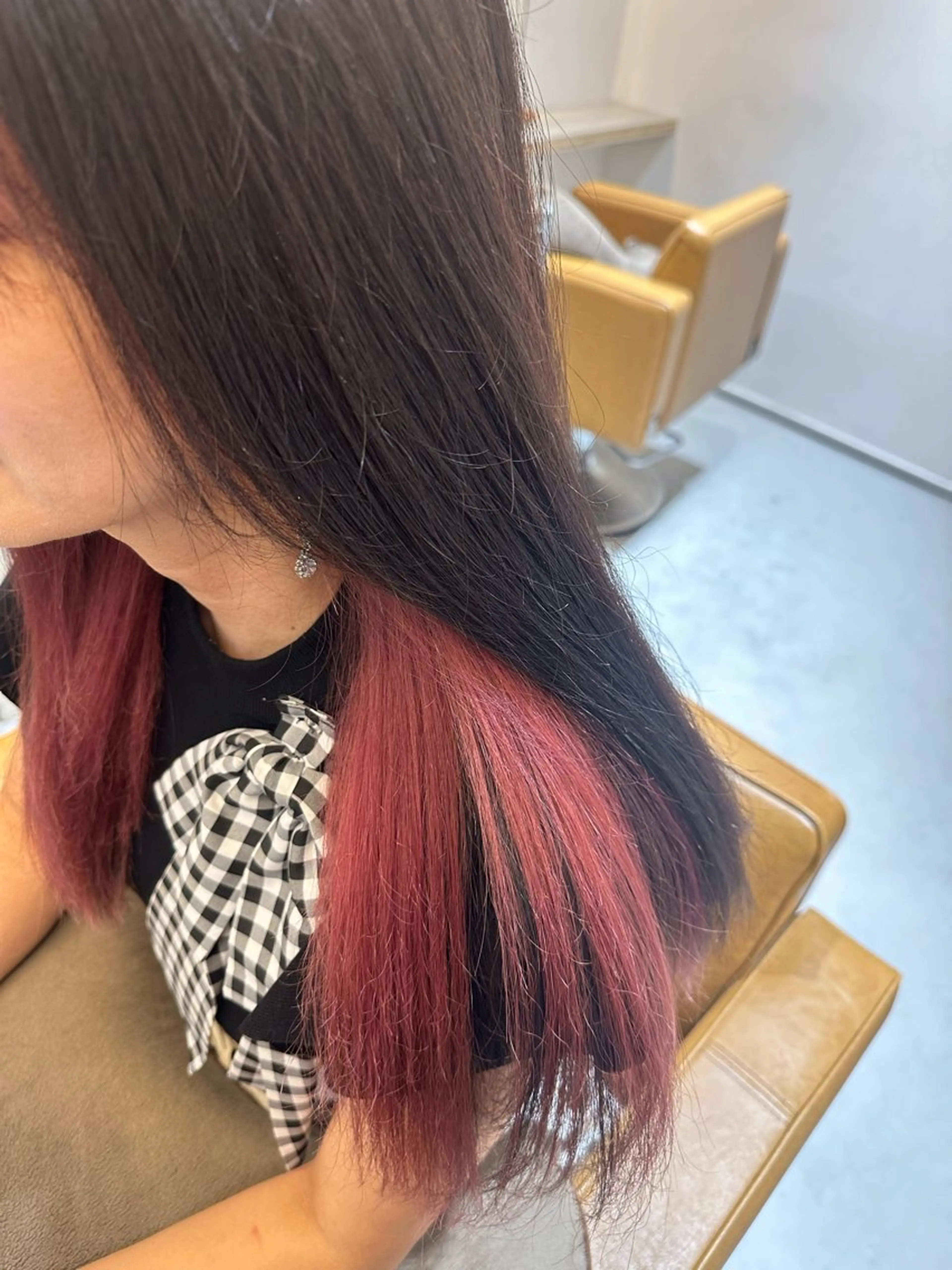 ロング カラー インナーカラー 暖色/ヘアアレンジ 🎀♡irohaのヘアスタイル