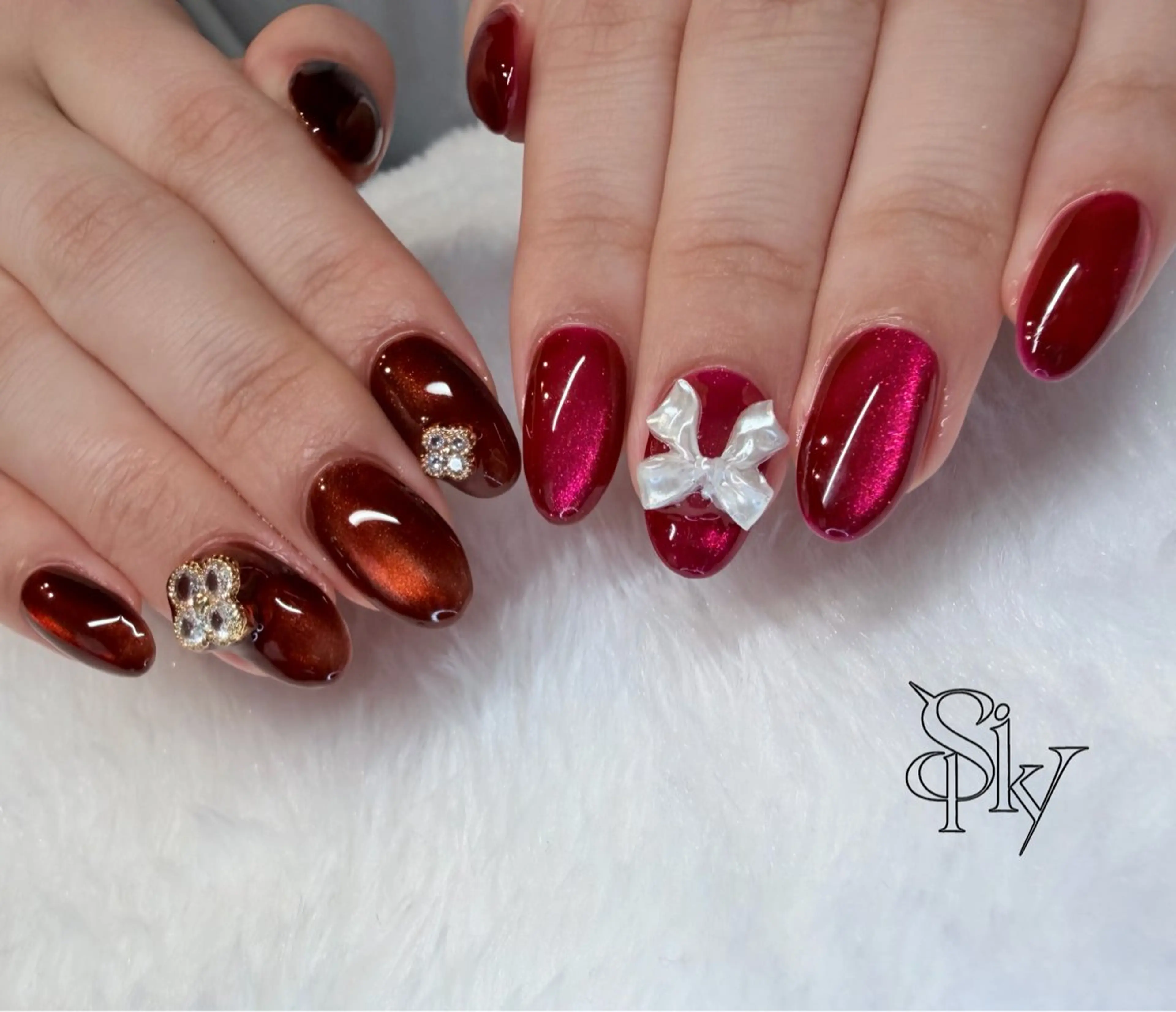 ネイル ハンドネイル Spiky とうげ ふうかのネイルデザイン