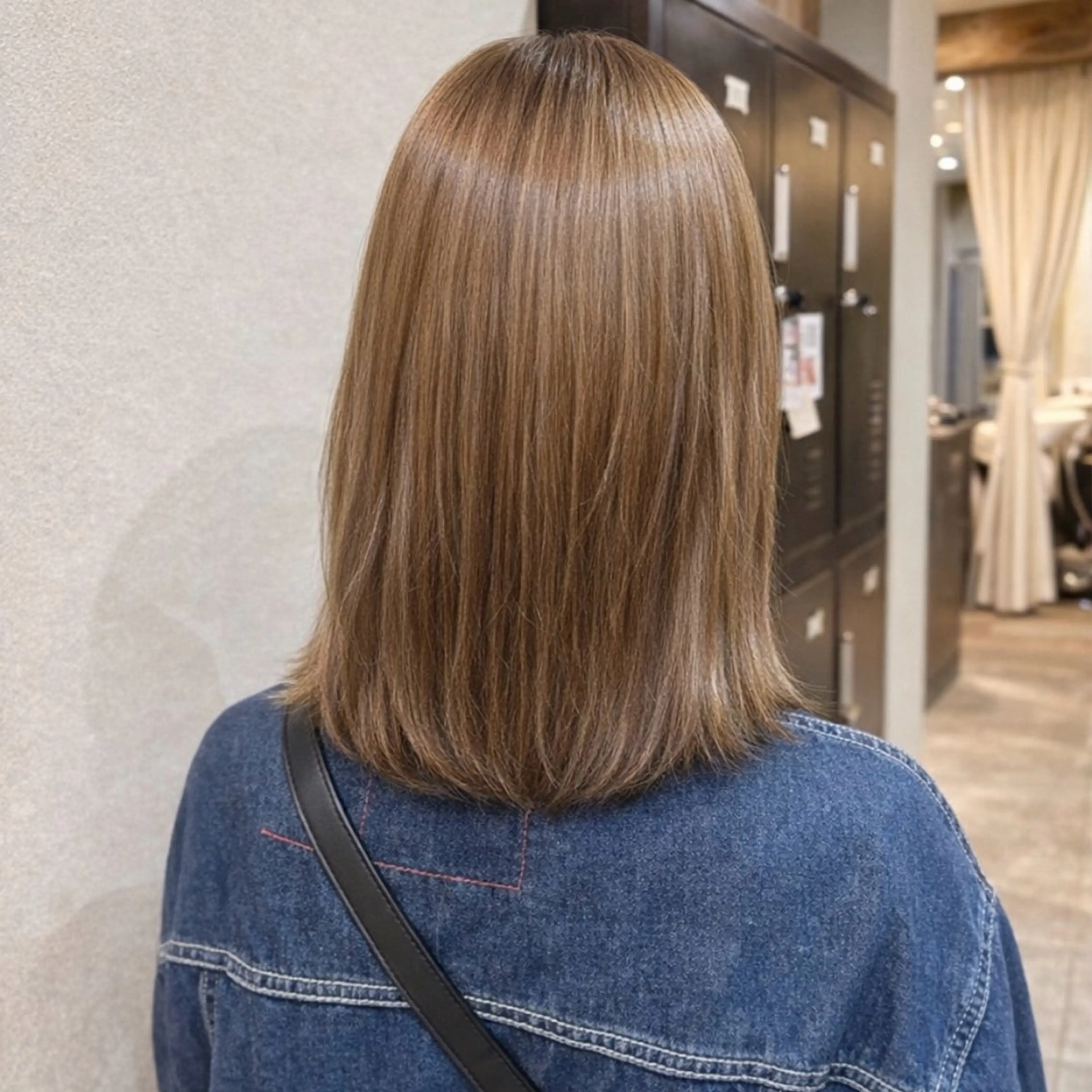 ミディアム 縮毛矯正 トリートメント 矢澤涼夏 🎀ツヤ髪のヘアスタイル