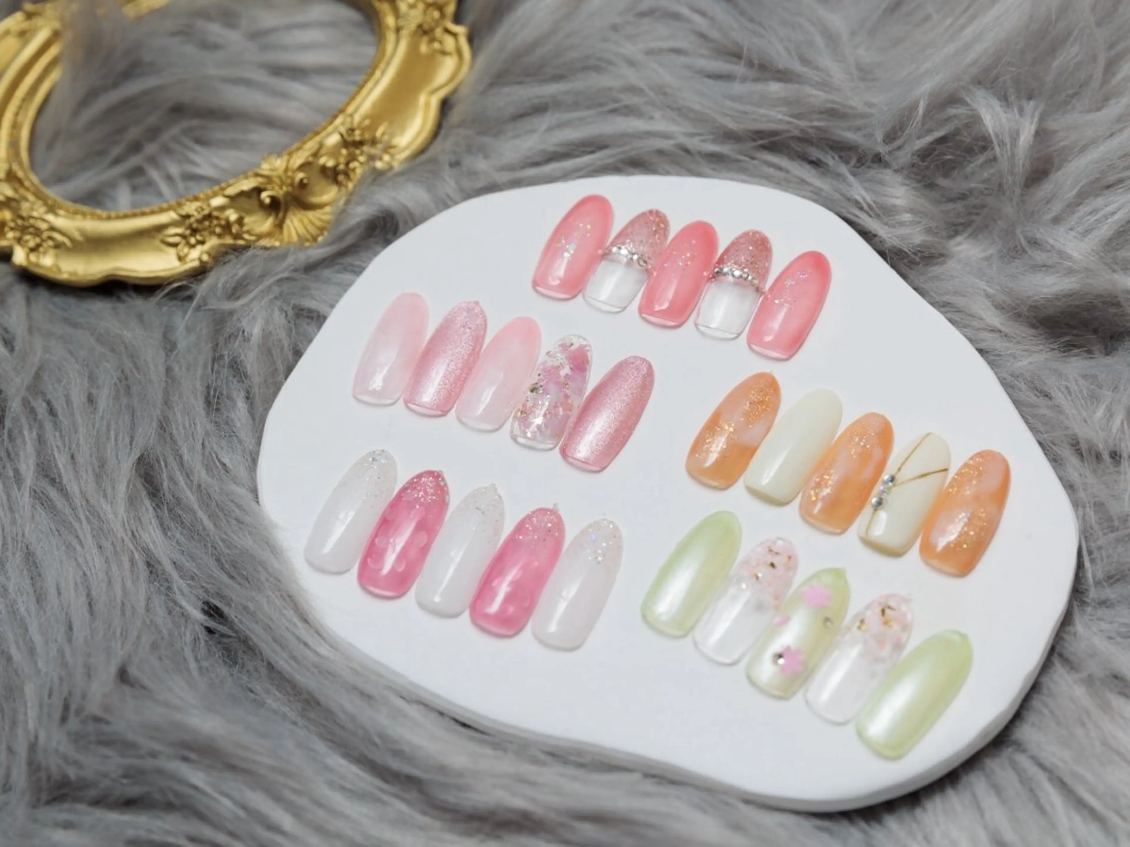 ネイル 春ネイル はあとねいる 八事店のネイルデザイン