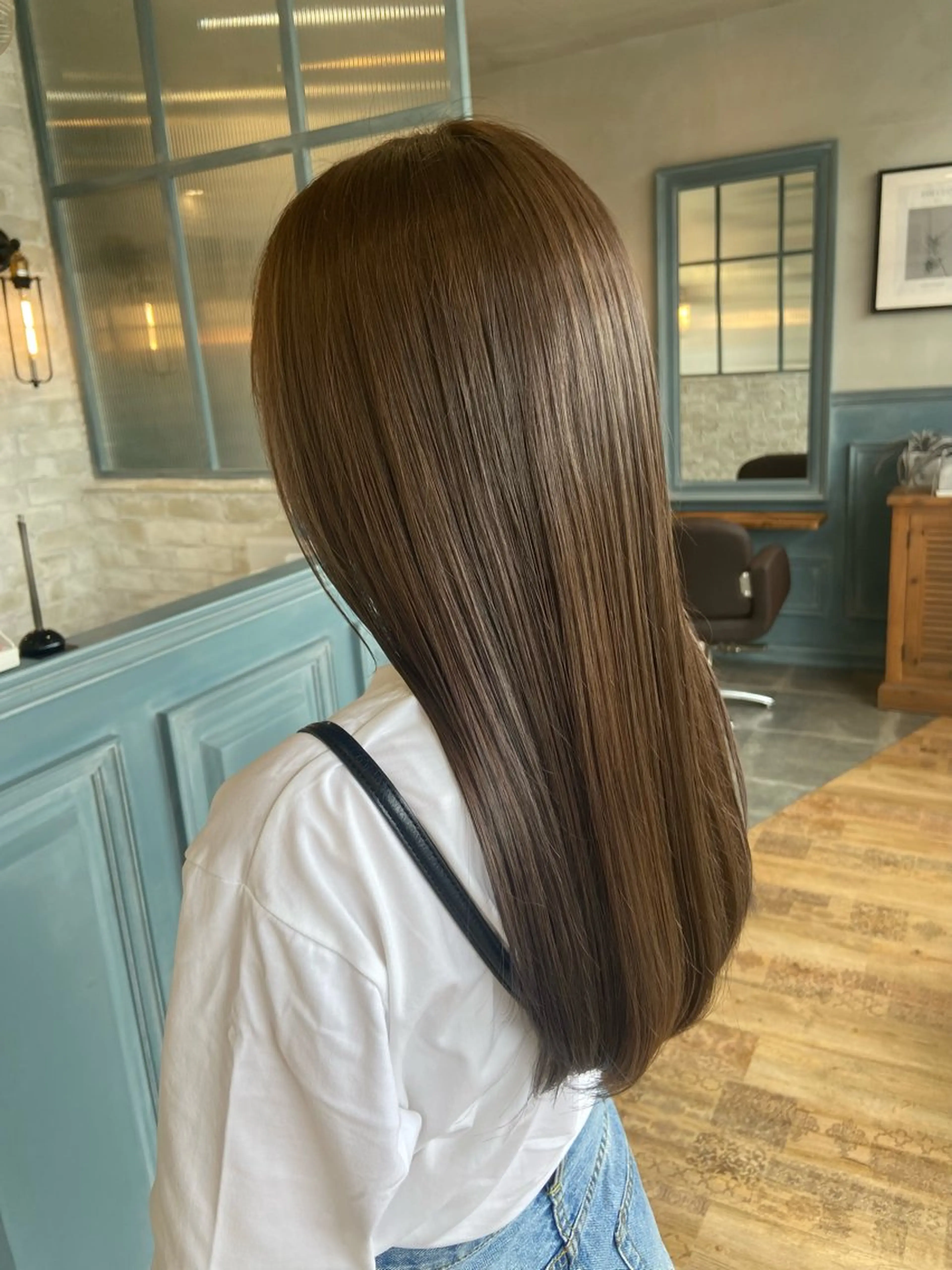 セミロング カラー 川崎のカラー職人🥣 kentaのヘアスタイル