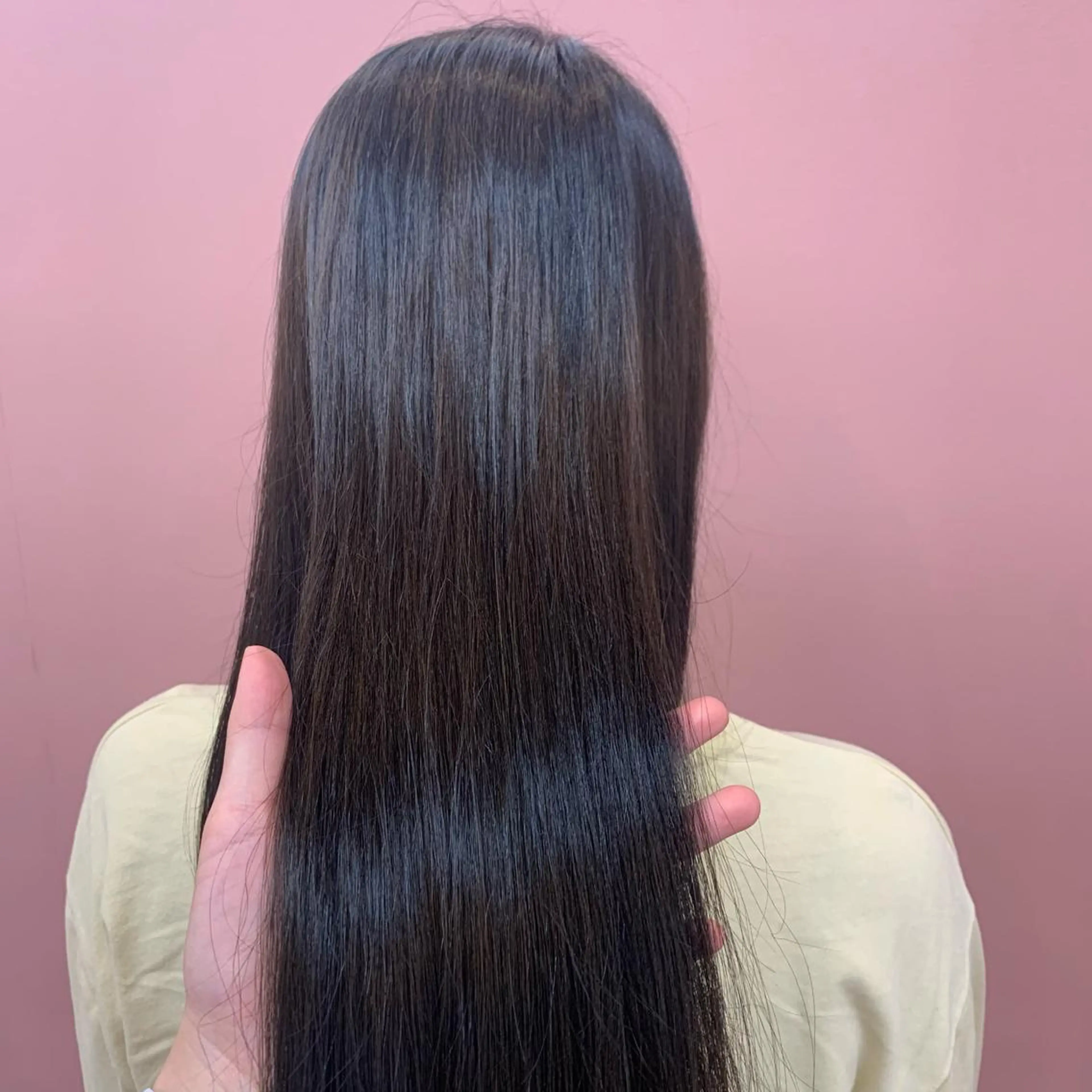 ロング カラー 女性らしいモテヘア 韓国ヘアhikariのヘアスタイル