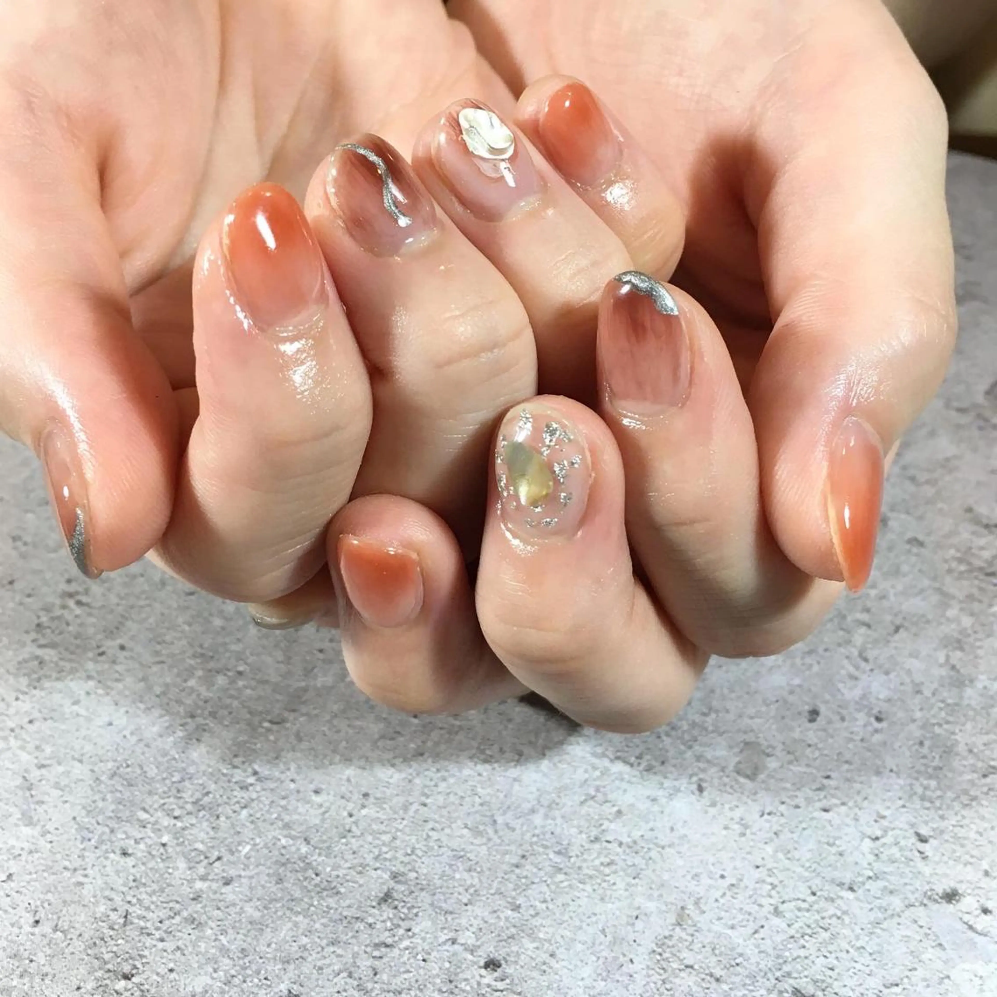ネイル ニュアンスネイル ハンドネイル DEEP nail salonのネイルデザイン