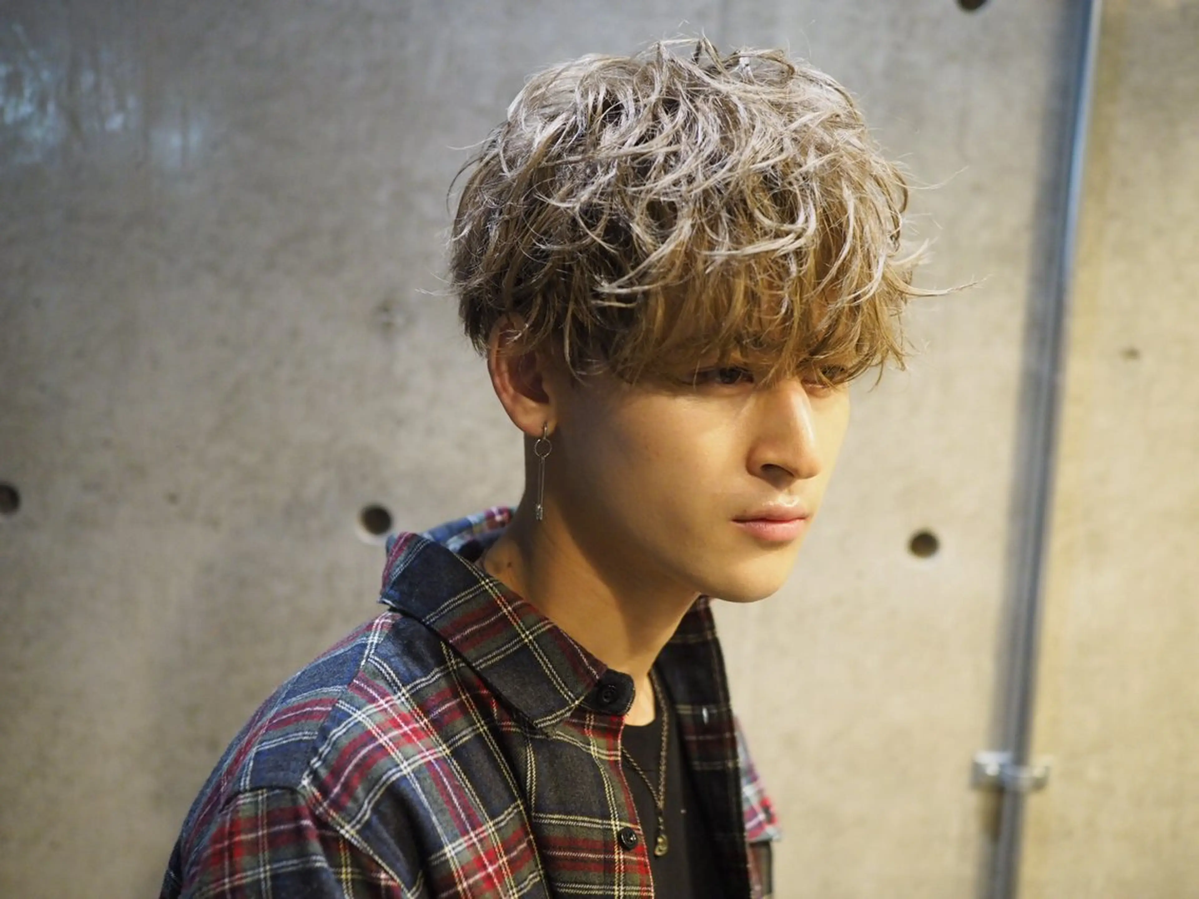 ショート カラー パーマ 横川賢斗/メンズ専門 スタイリスト✂️✂️のヘアスタイル