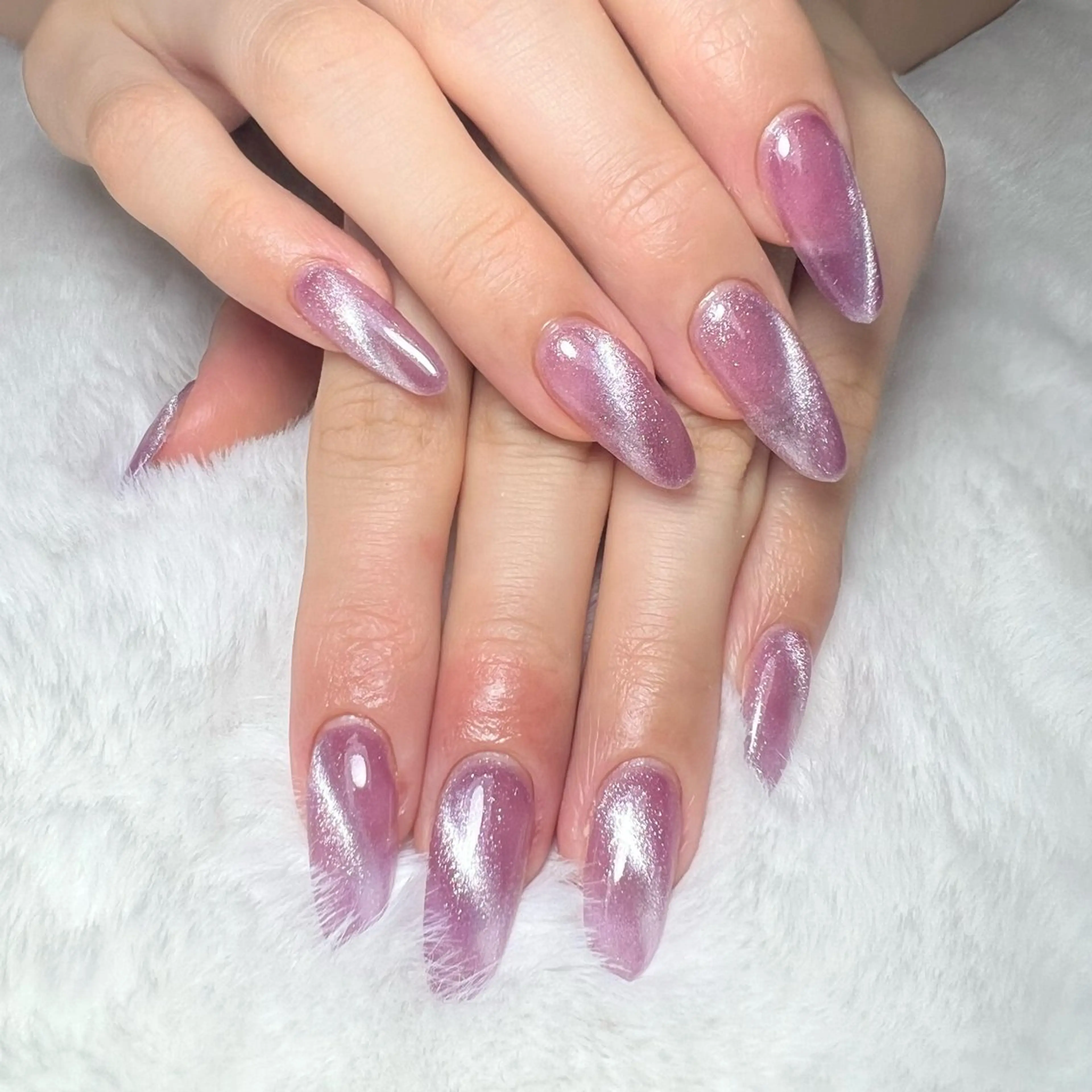 ネイル アートネイル フラッシュネイル フレンチネイル ジェルネイル ガラスフレンチ share. yurieのネイルデザイン