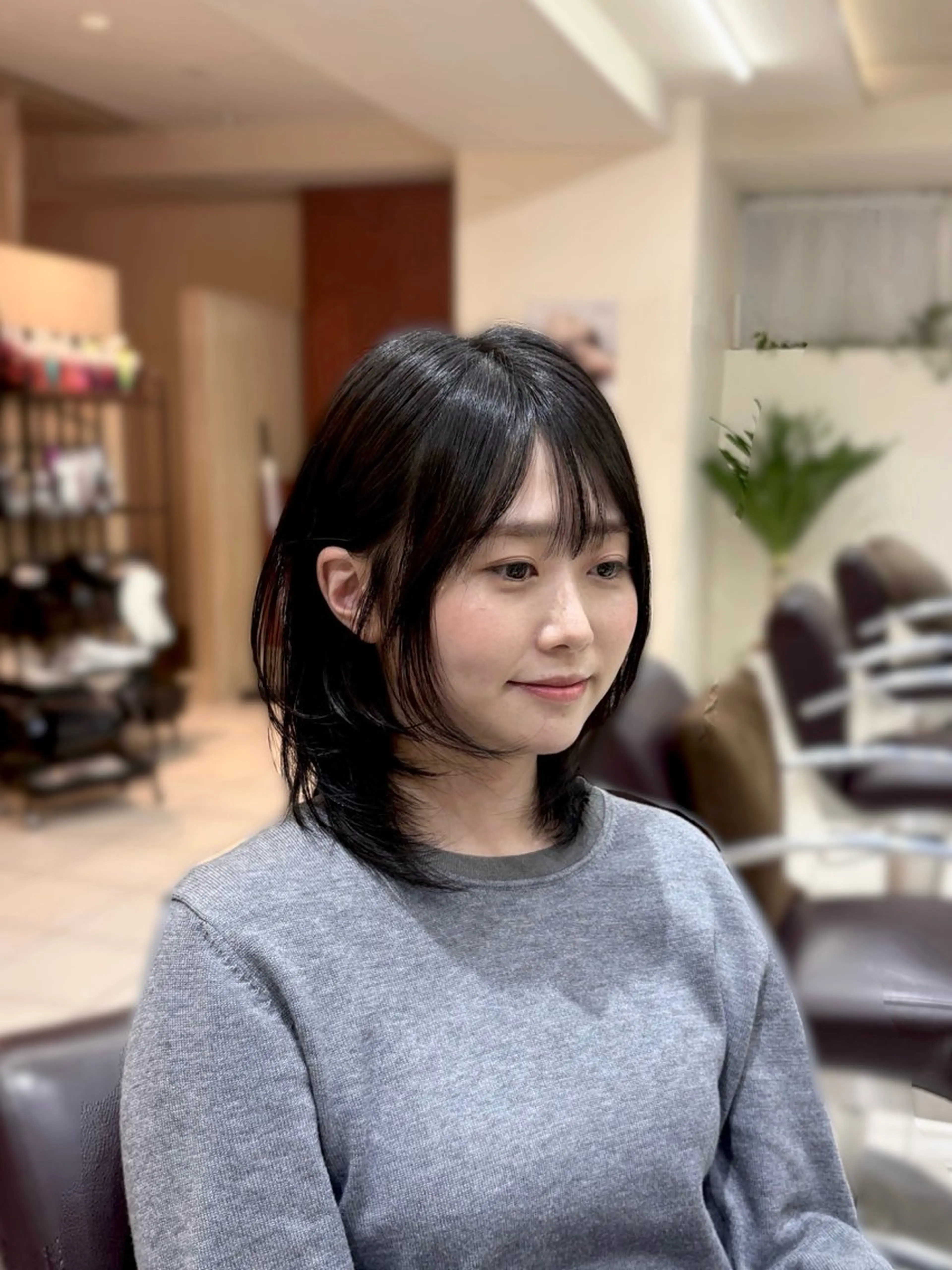 ミディアム カラー 韓国風ヘア 🫧カット¥0/ カノンClanc🫧のヘアスタイル