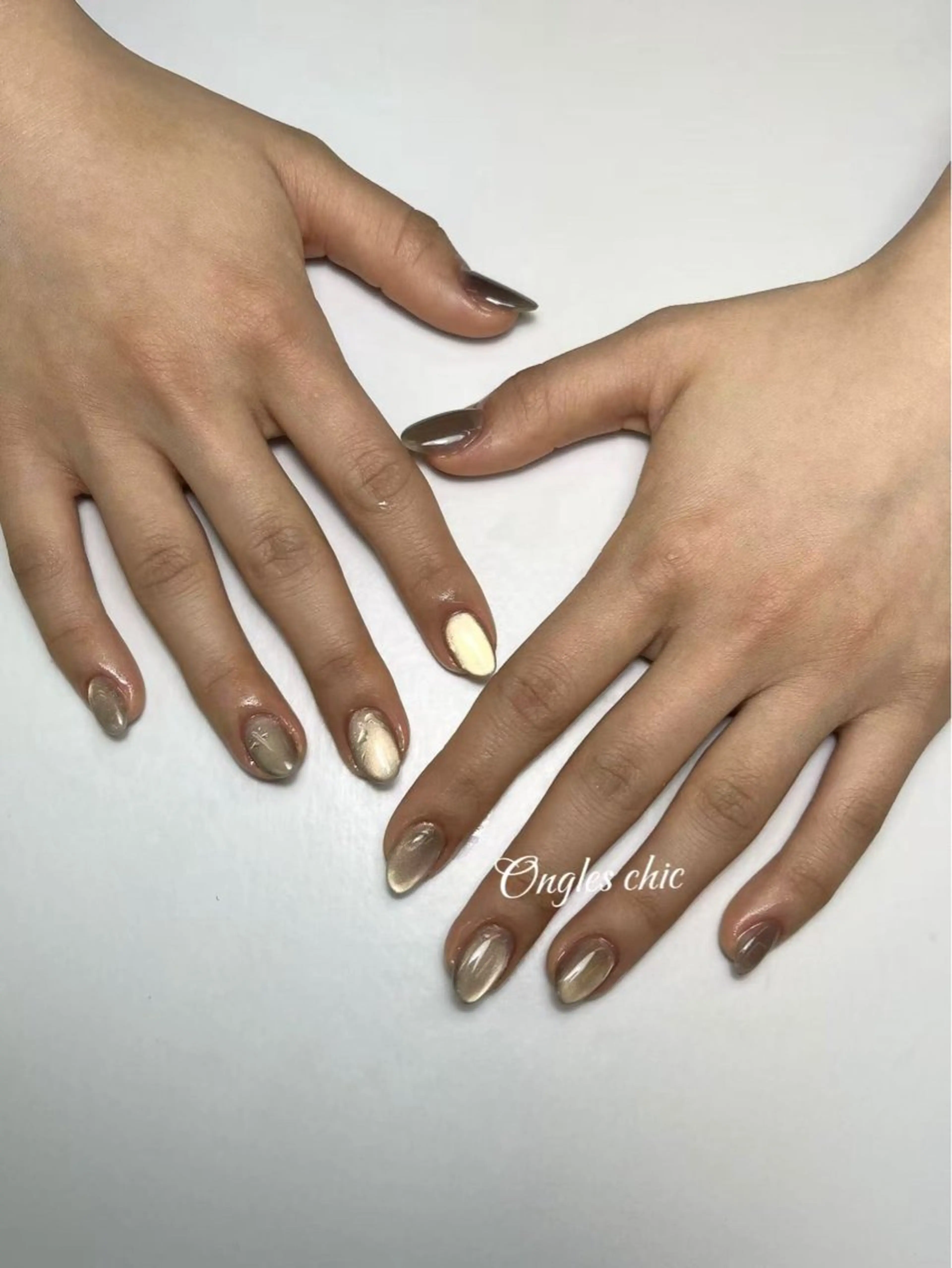 ネイル ハンドネイル ハンドケア ongles chicのネイルデザイン