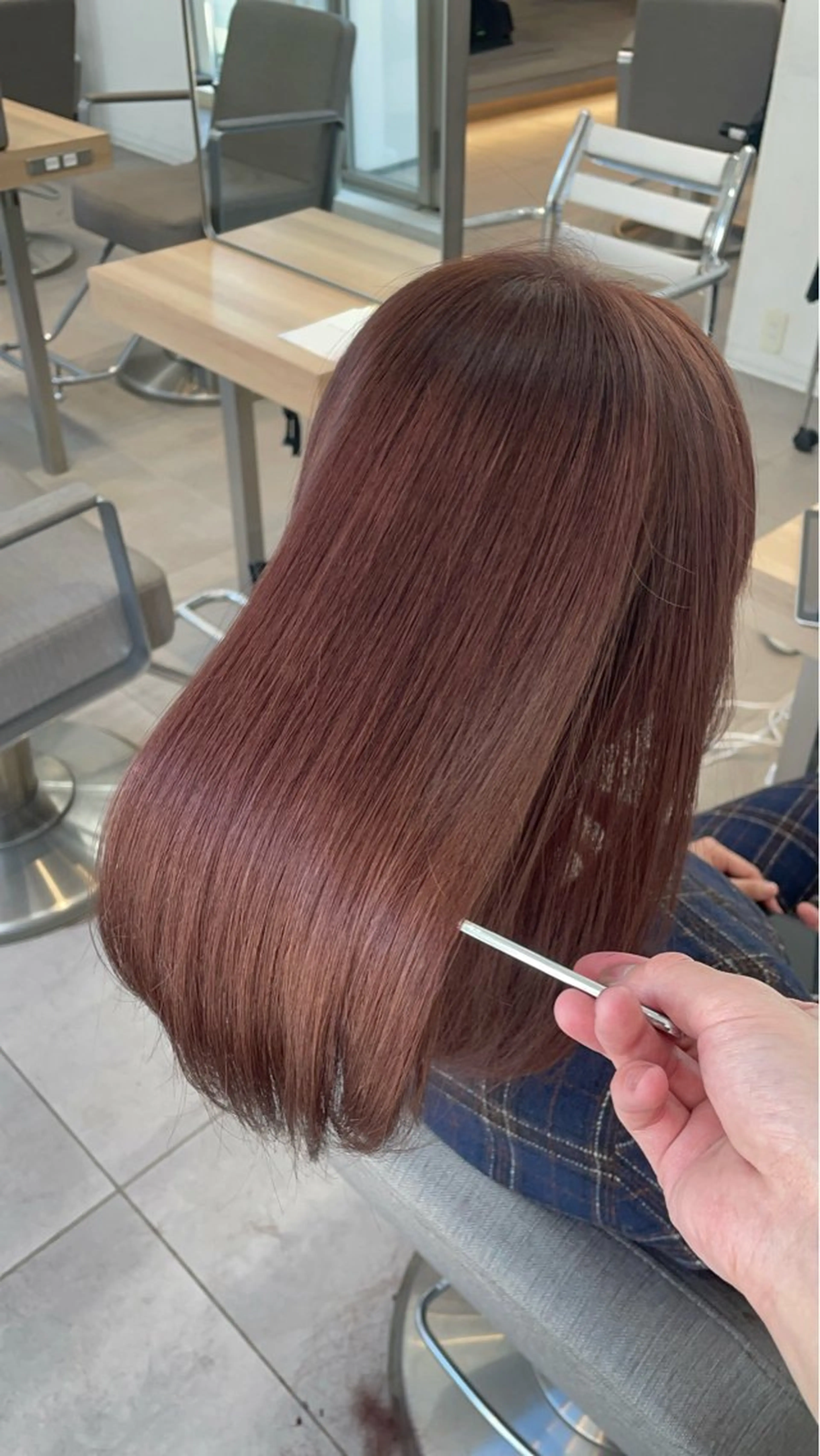 セミロング カラー 髪質改善 ✨髪質改善✨美髪 矯正🫧小泉のヘアスタイル