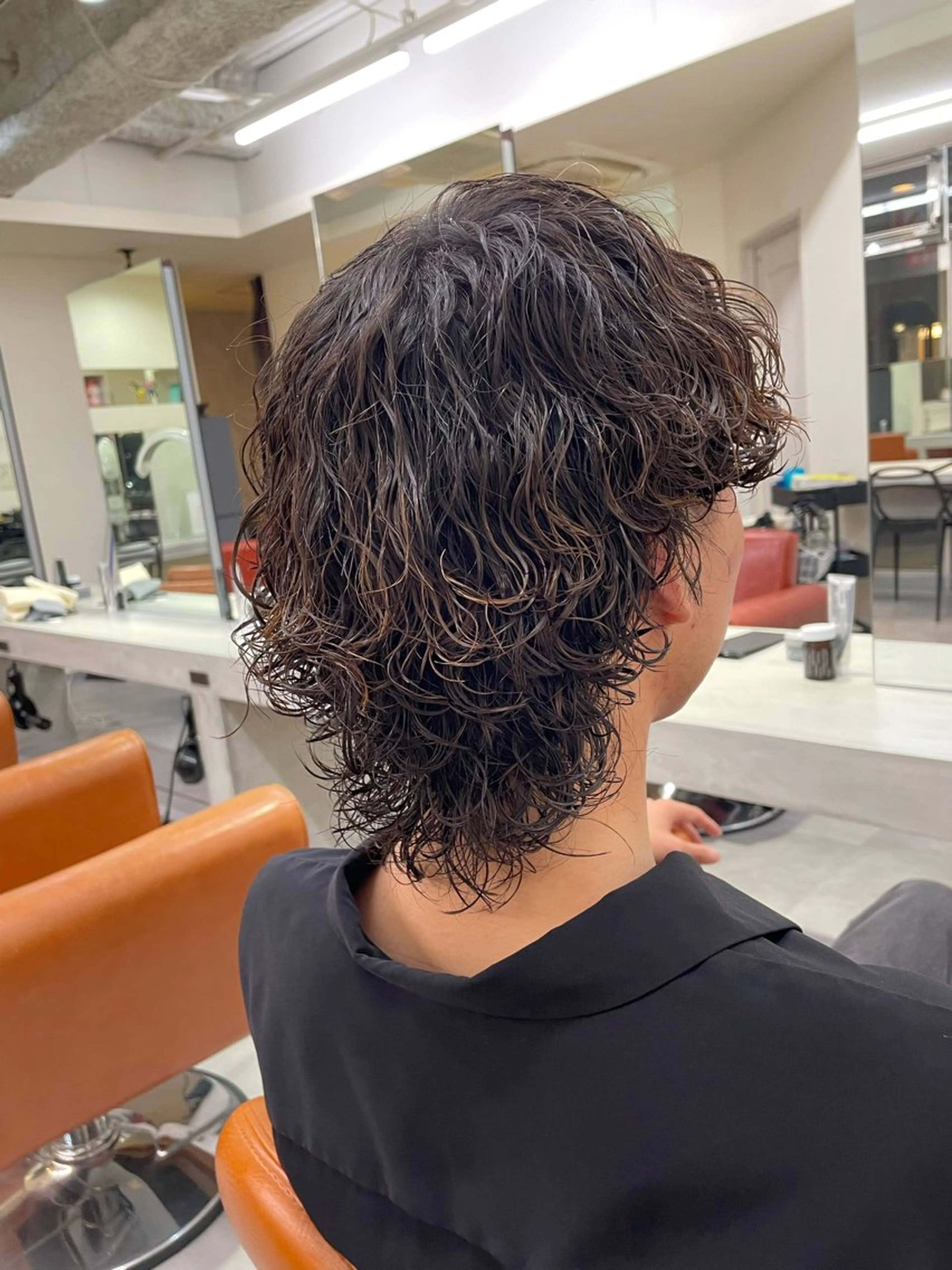 パーマ メンズ 大阪美容師 井上智博のヘアスタイル