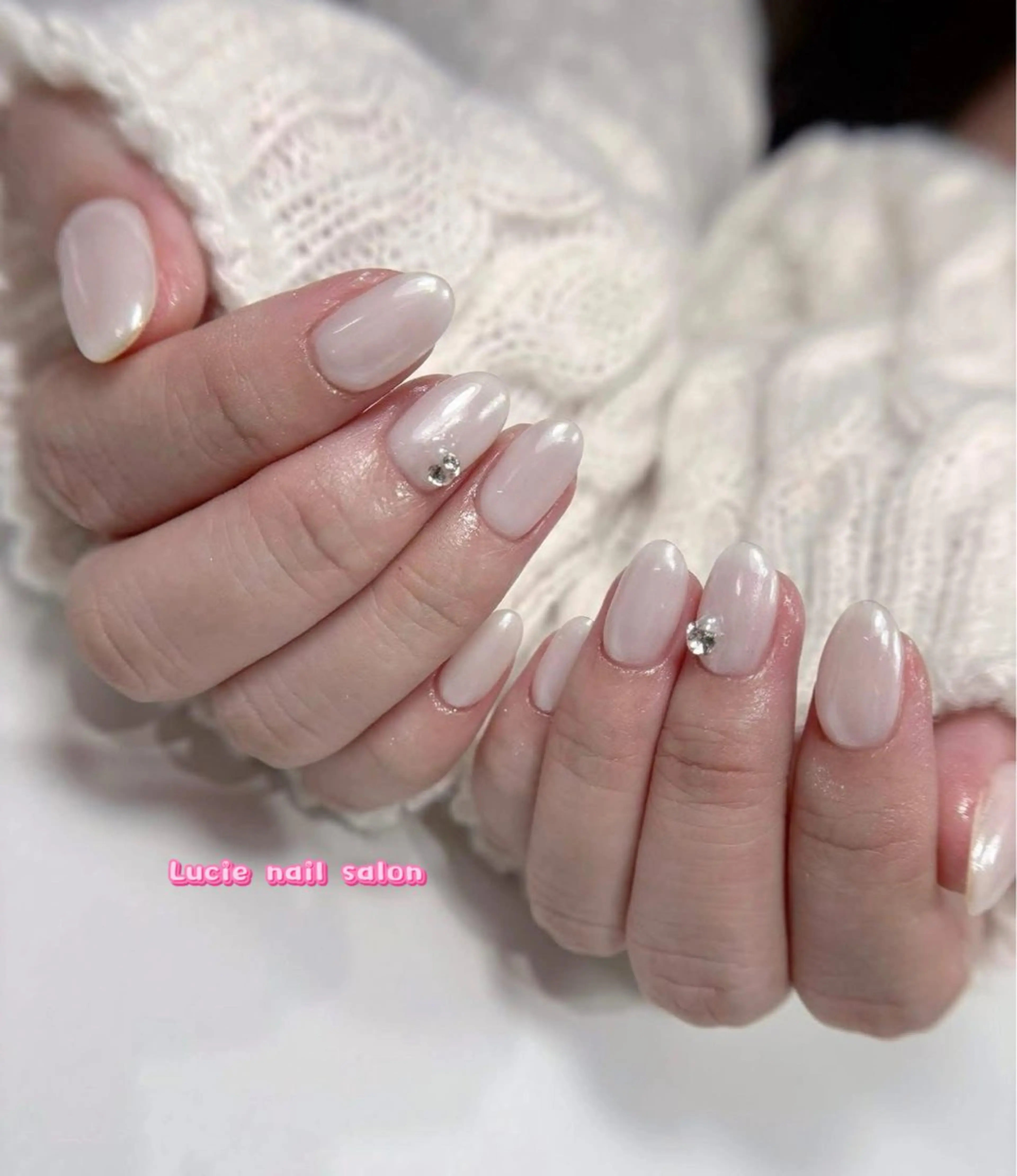 ネイル フレンチネイル ジェルネイル グラデーション 持ち込み オフィスネイル ハンドネイル LUCIE NAILのネイルデザイン