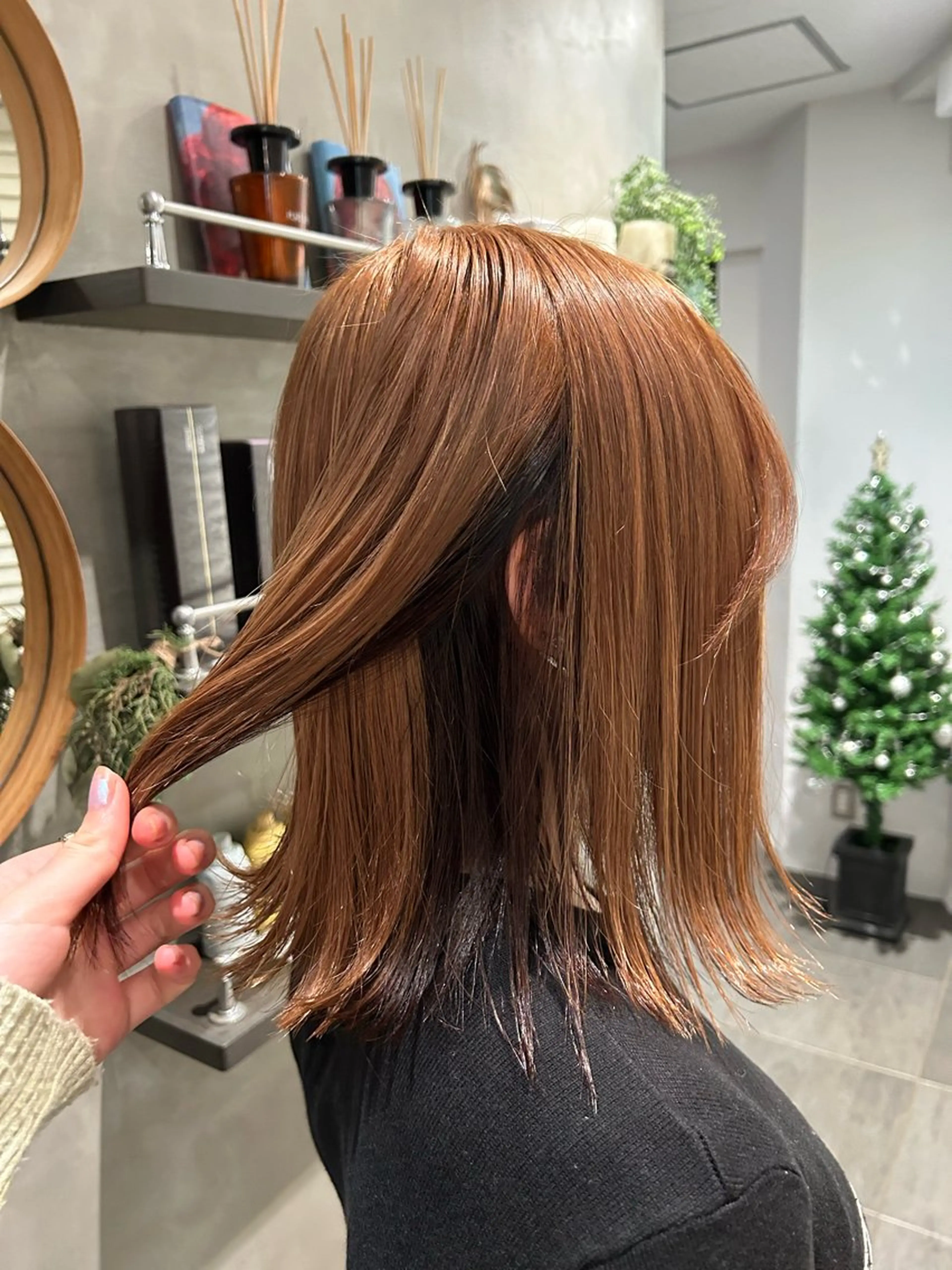 ミディアム カラー タナカ カナ🫧のヘアスタイル