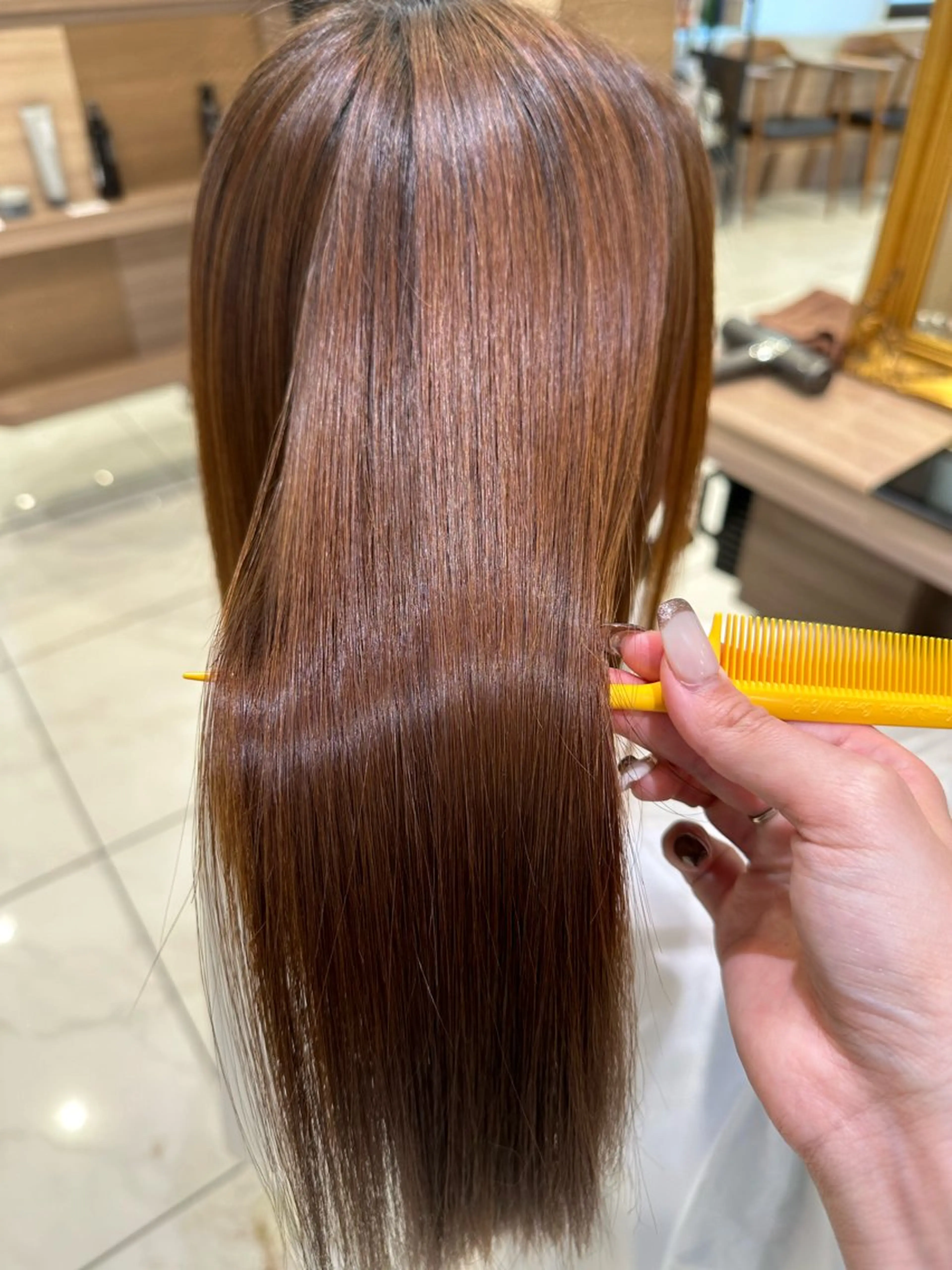 ロング 縮毛矯正 🌼maori🌼 /髪質改善💎美髪のヘアスタイル