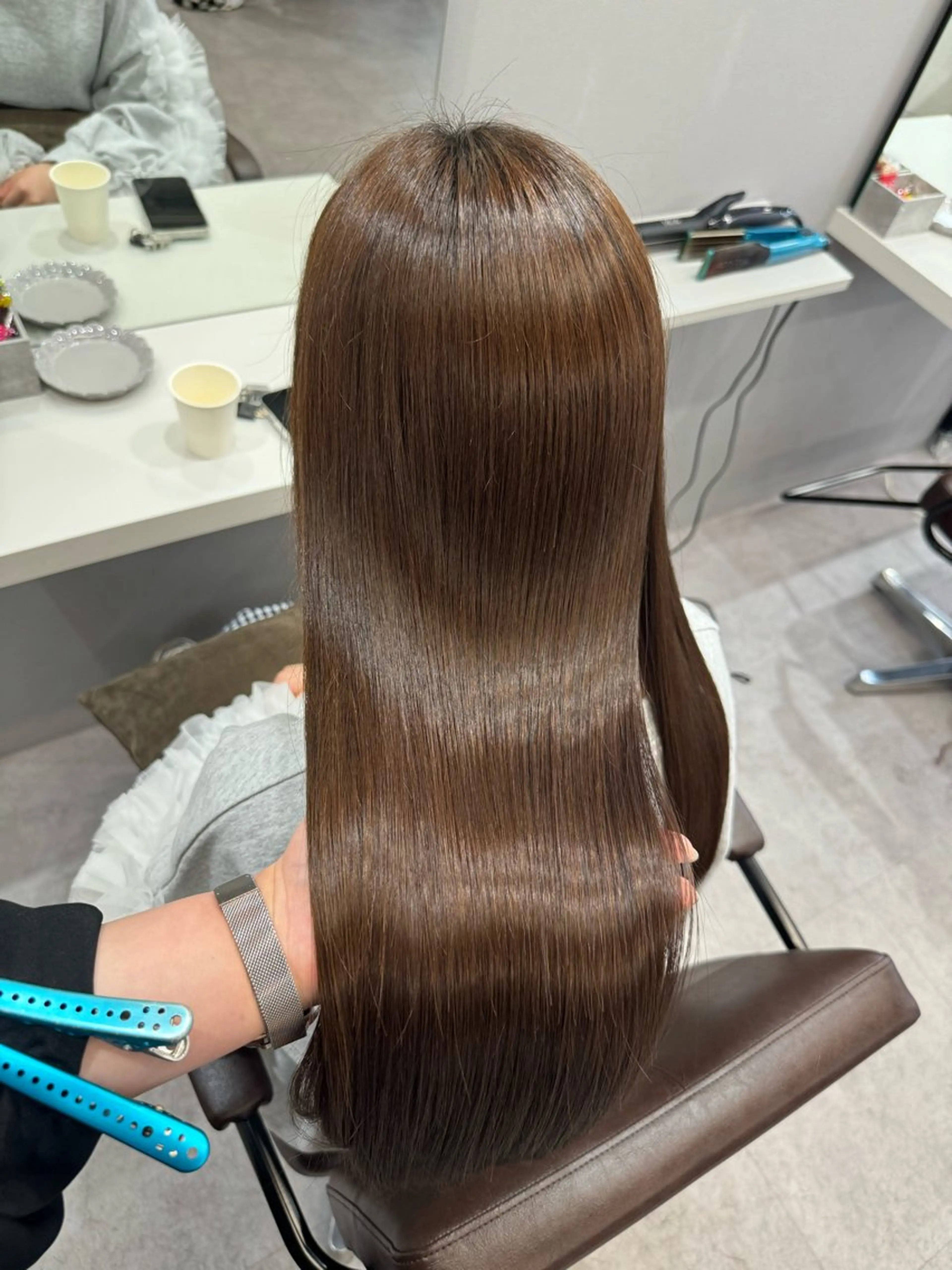 セミロング カット 縮毛矯正 トリートメント 髪質改善/縮毛矯正 /青山 早希🐾のヘアスタイル