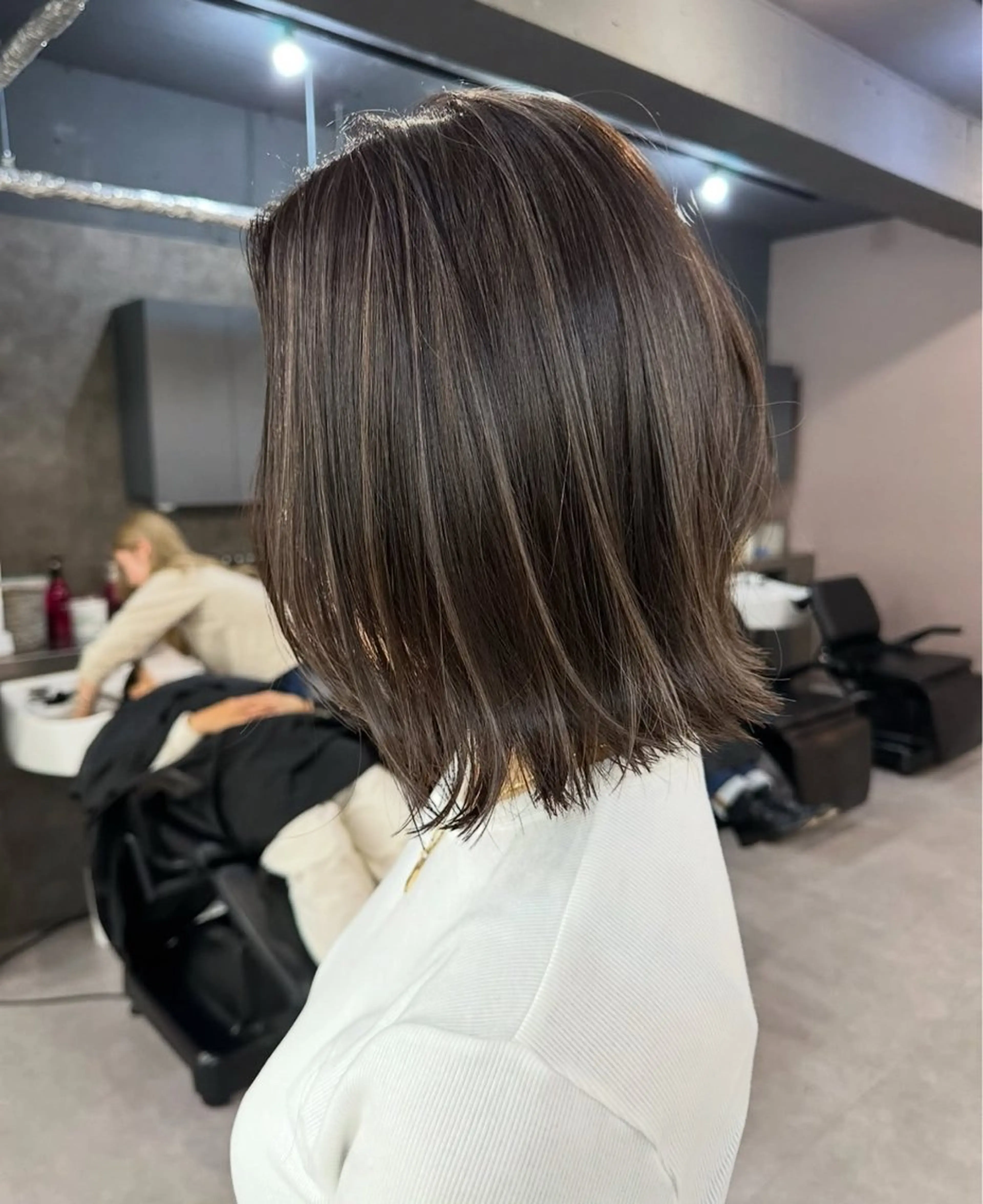 ミディアム カラー カット ヘアカラー Ruika/海外ヘア /レイヤーカットのヘアスタイル