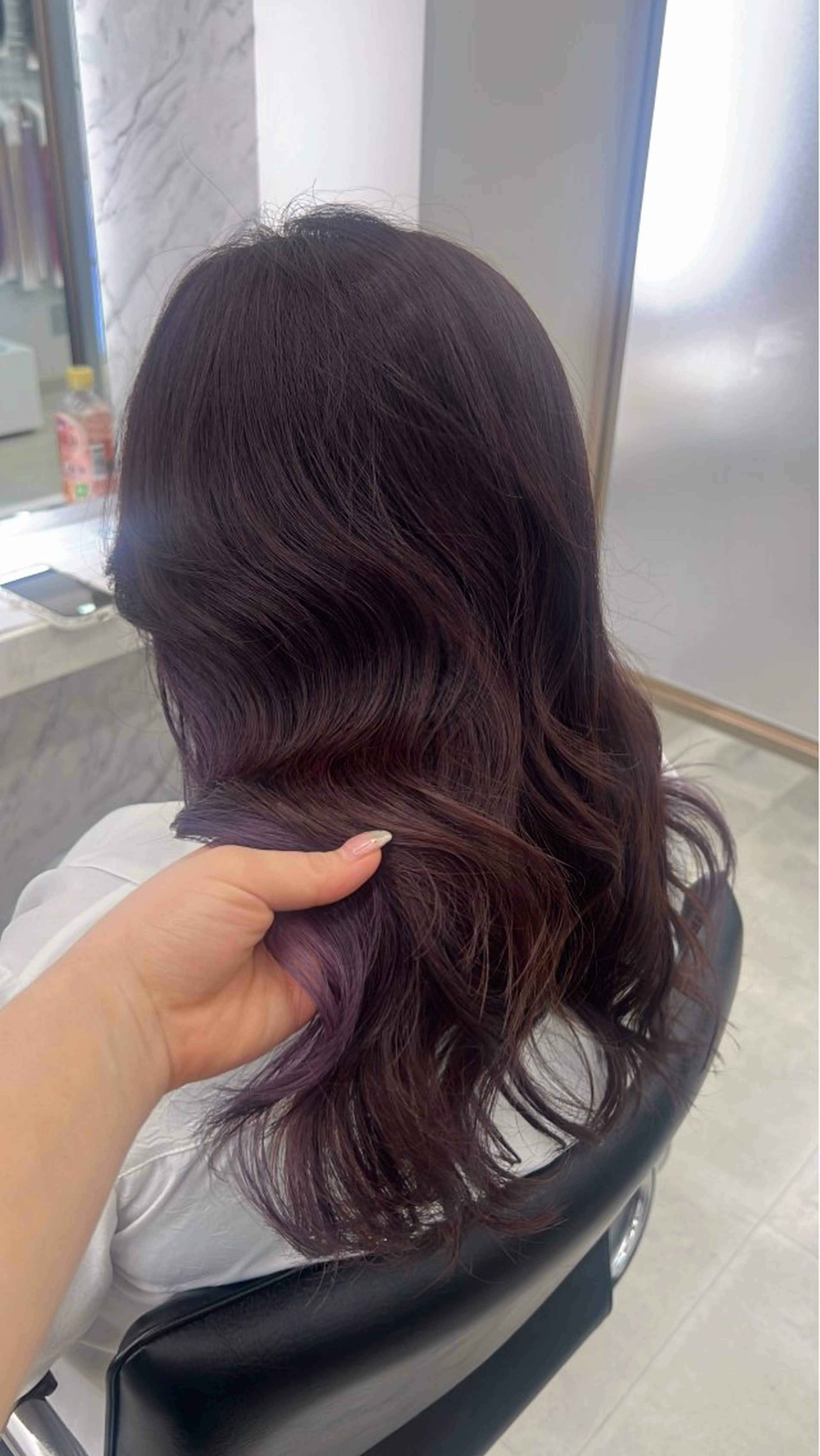 セミロング カラー カット ヘアカラー トリートメント ‎🤍透明感カラー︎ ‎🤍YUURI🤍のヘアスタイル