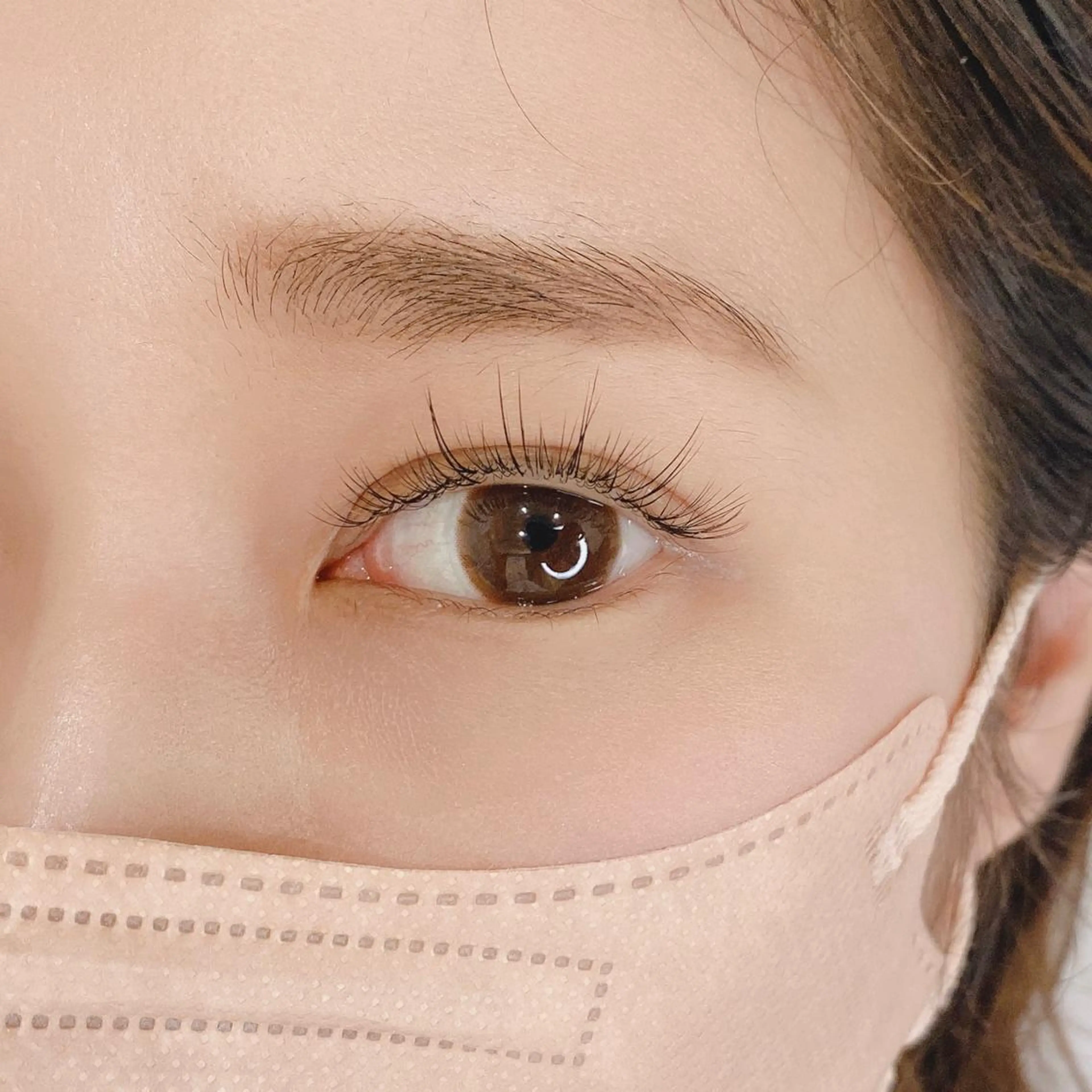 マツエク・マツパ ナチュラル ワンホンマツエク eyelash MUGUETのマツエク・マツパデザイン