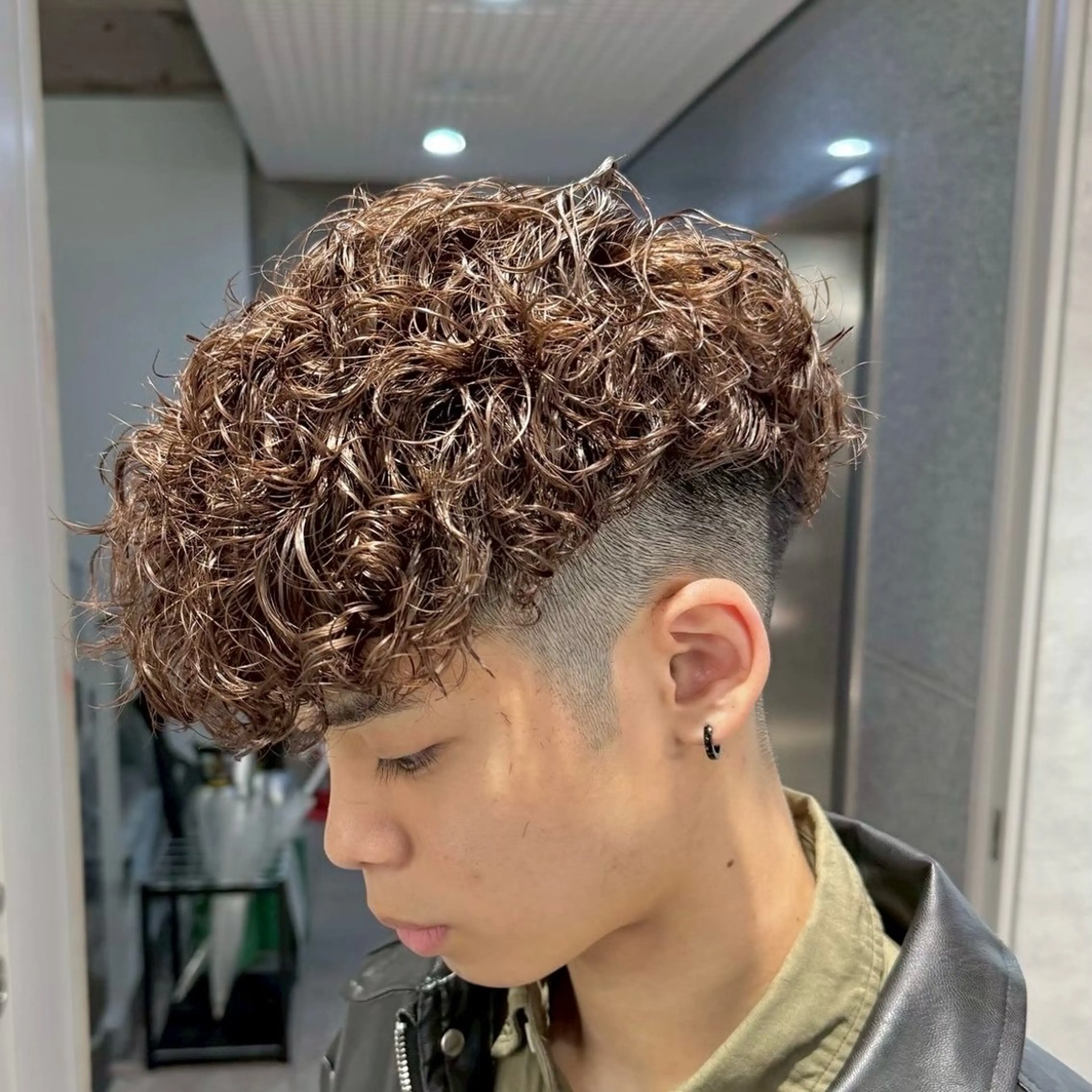 カラー メンズ ヘアカラー 福島 叶夢のヘアスタイル