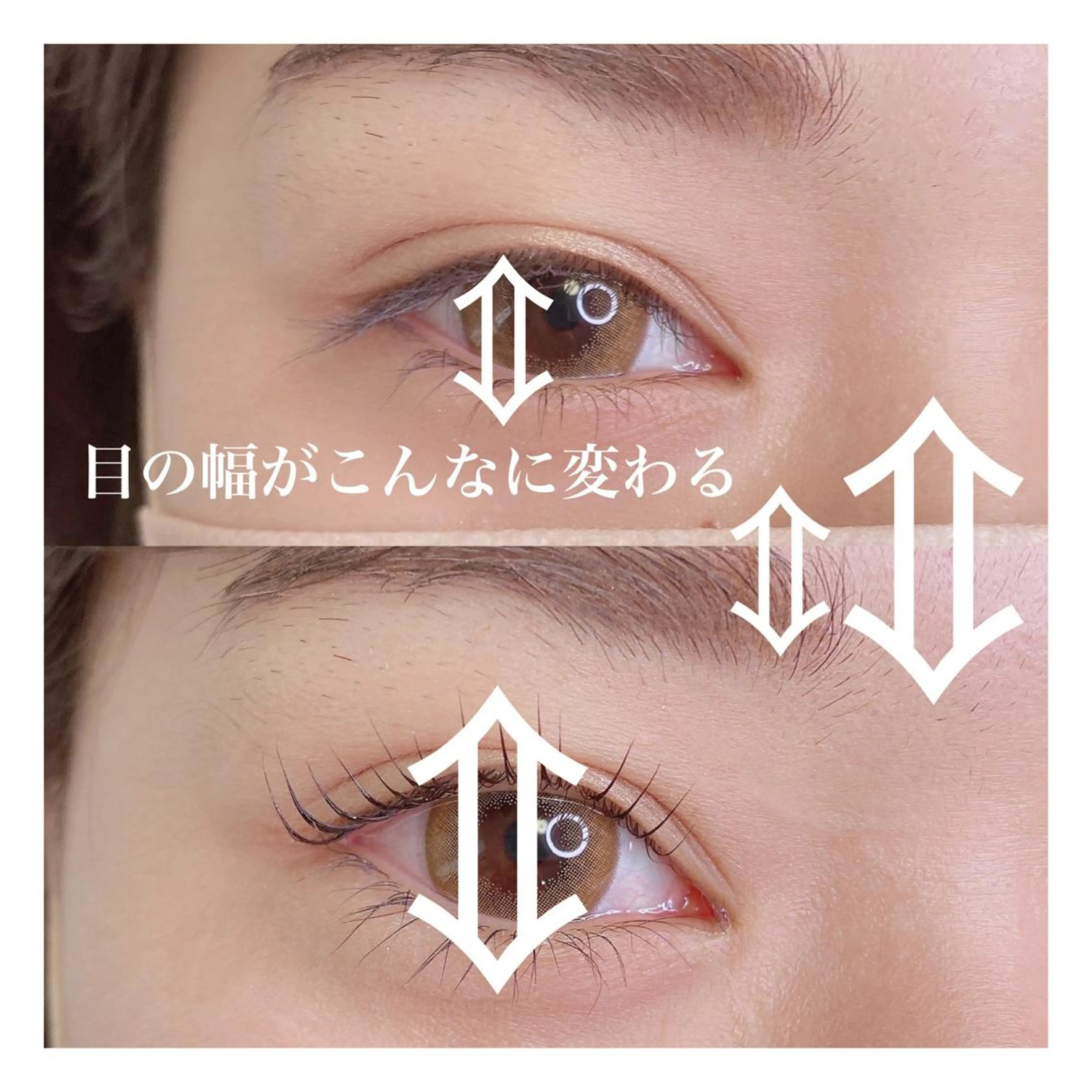 マツエク・マツパ マツパ Beauty salon Lulu所属・Lulu 西田のマツエク・マツパデザイン