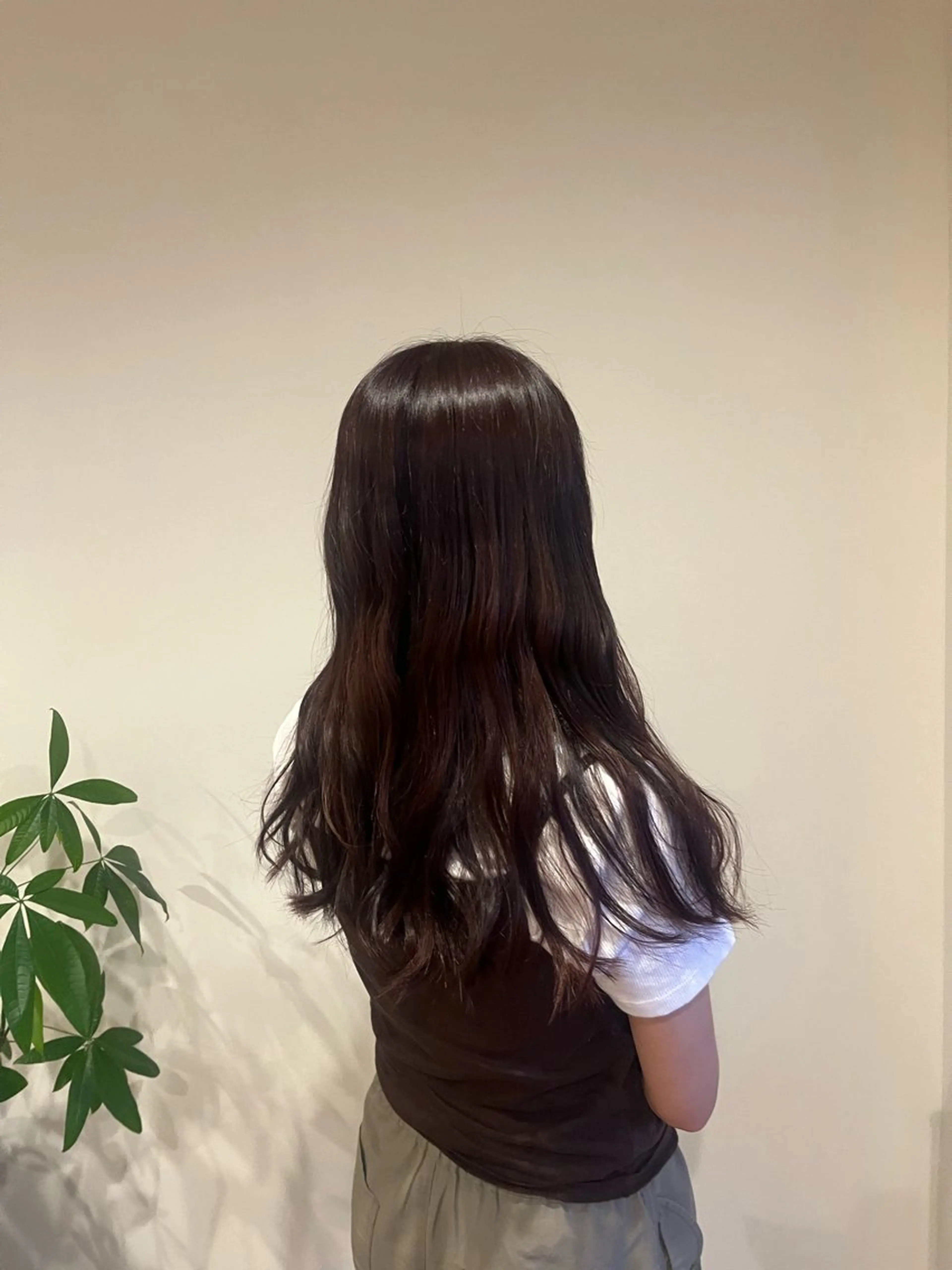 ロング カラー ヘアカラー 朝野 美華/暖色カラーのヘアスタイル