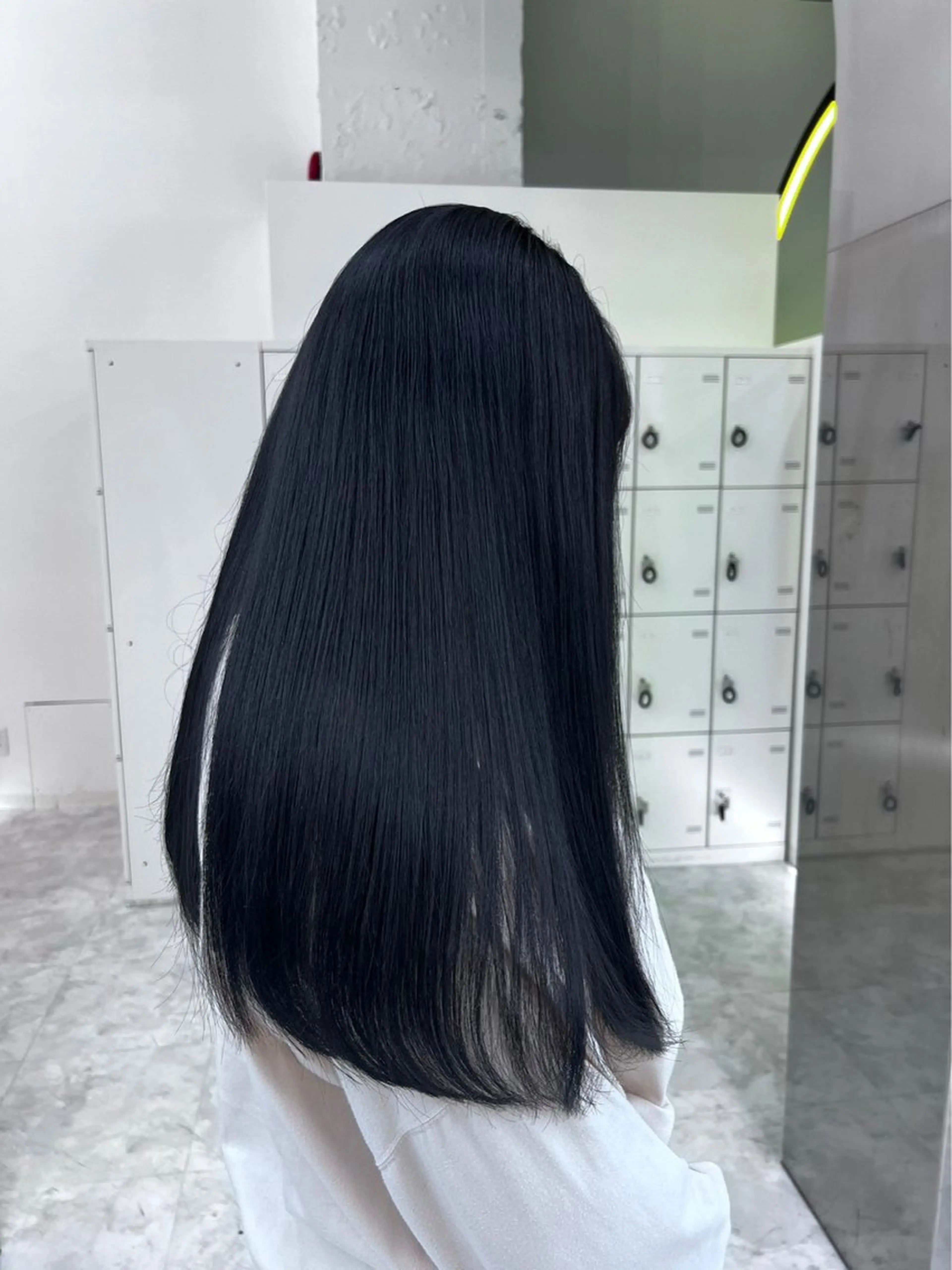 ロング カラー 岩元 心優のヘアスタイル