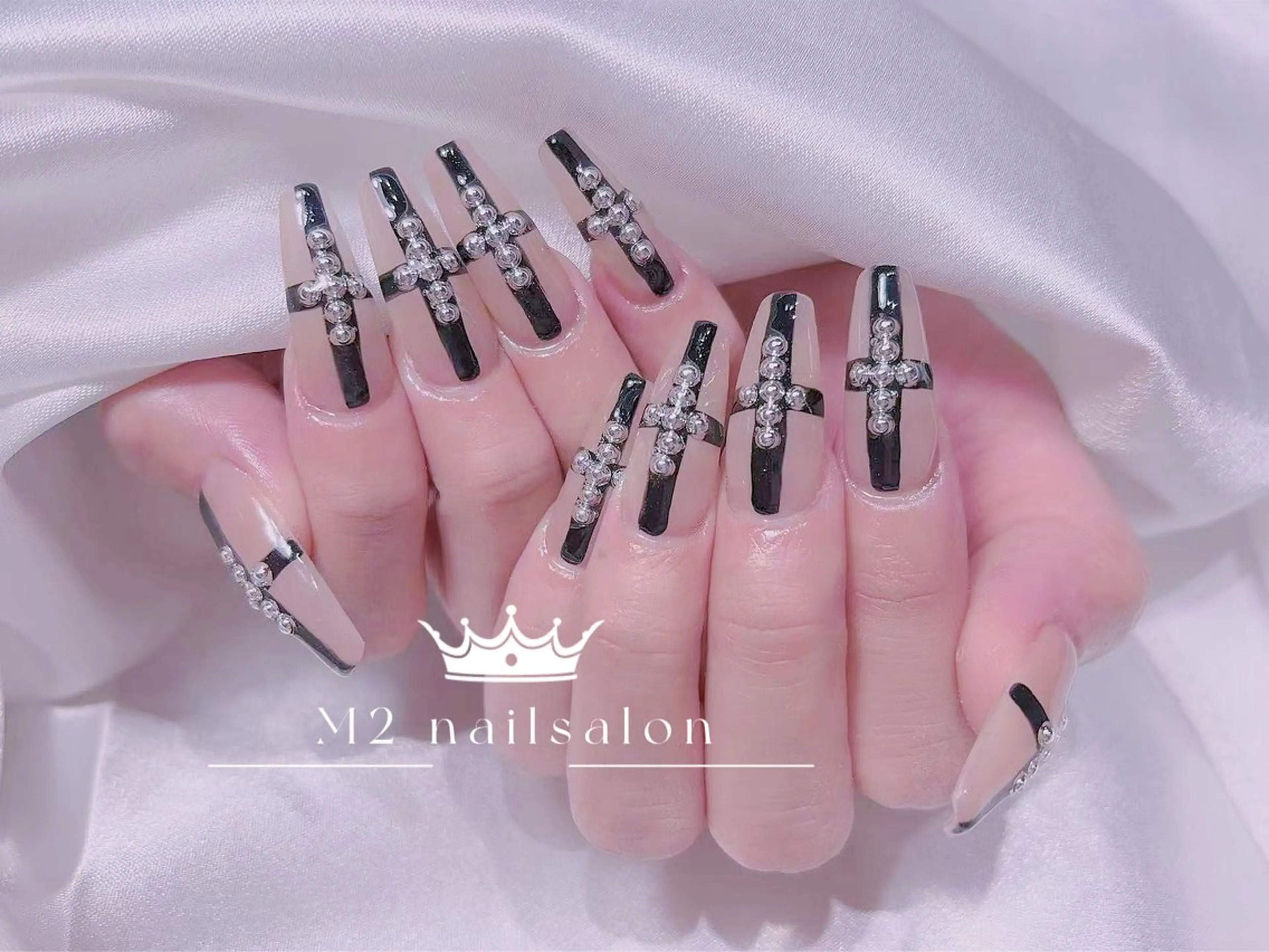 ネイル ハンドネイル 長さだし専門店 M2　rikaのネイルデザイン