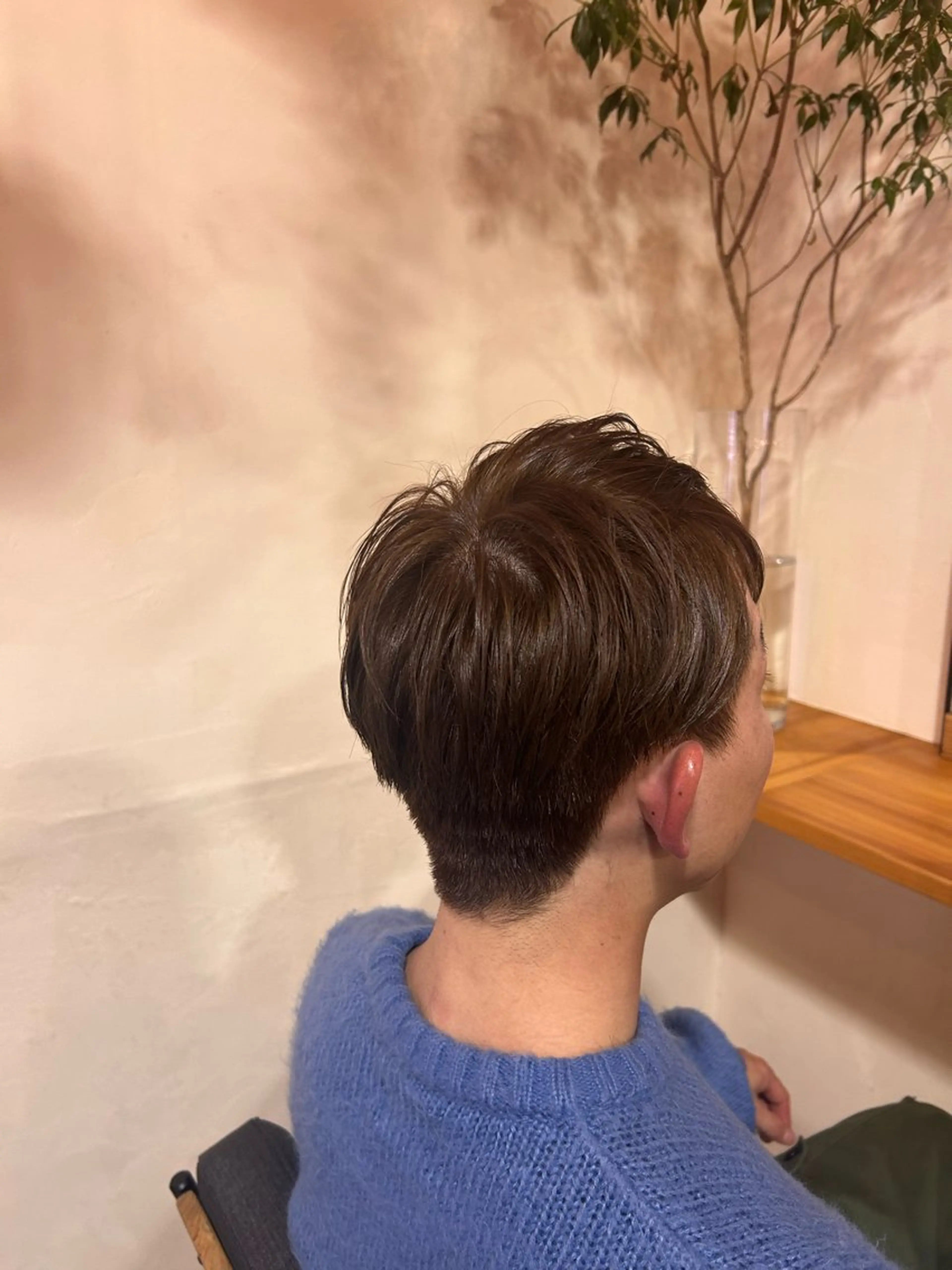 カラー メンズ 藤井 美陽のヘアスタイル