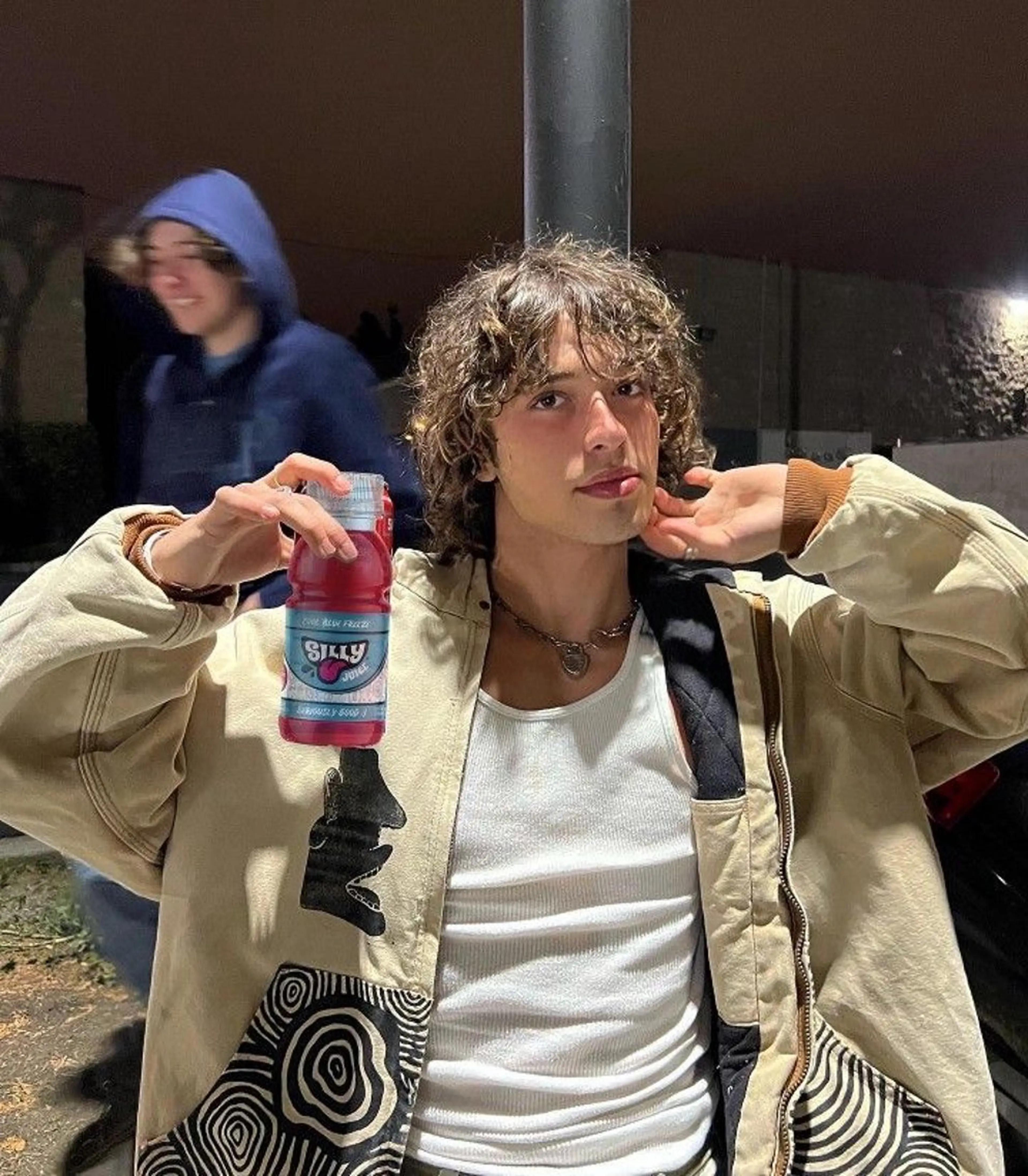 ミディアム パーマ メンズ 高橋 愛依のヘアスタイル