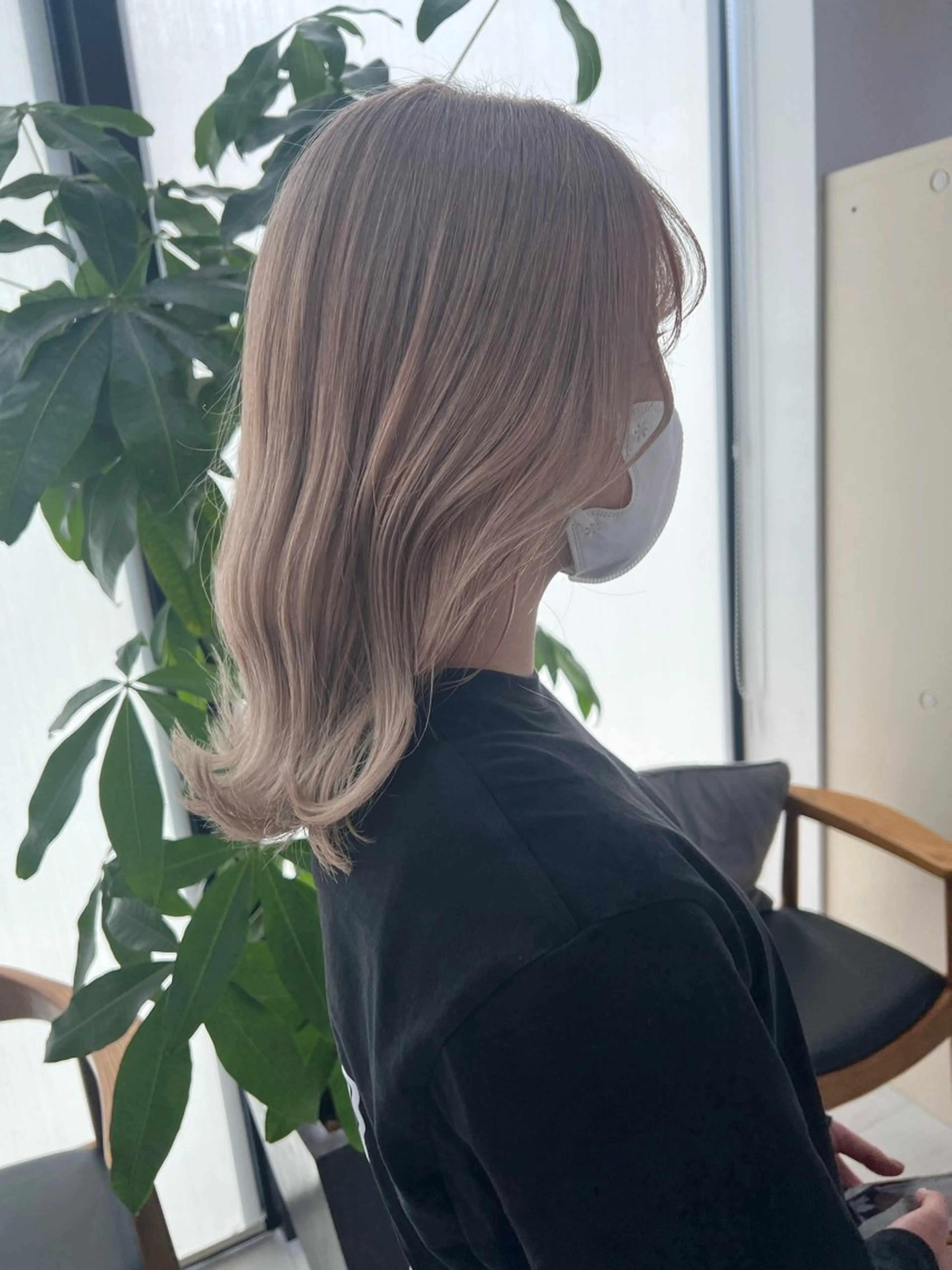 ミディアム カット ヘアカラー トリートメント ヘッドスパ 🌿大内雅斗 🌿韓国ヘアのヘアスタイル