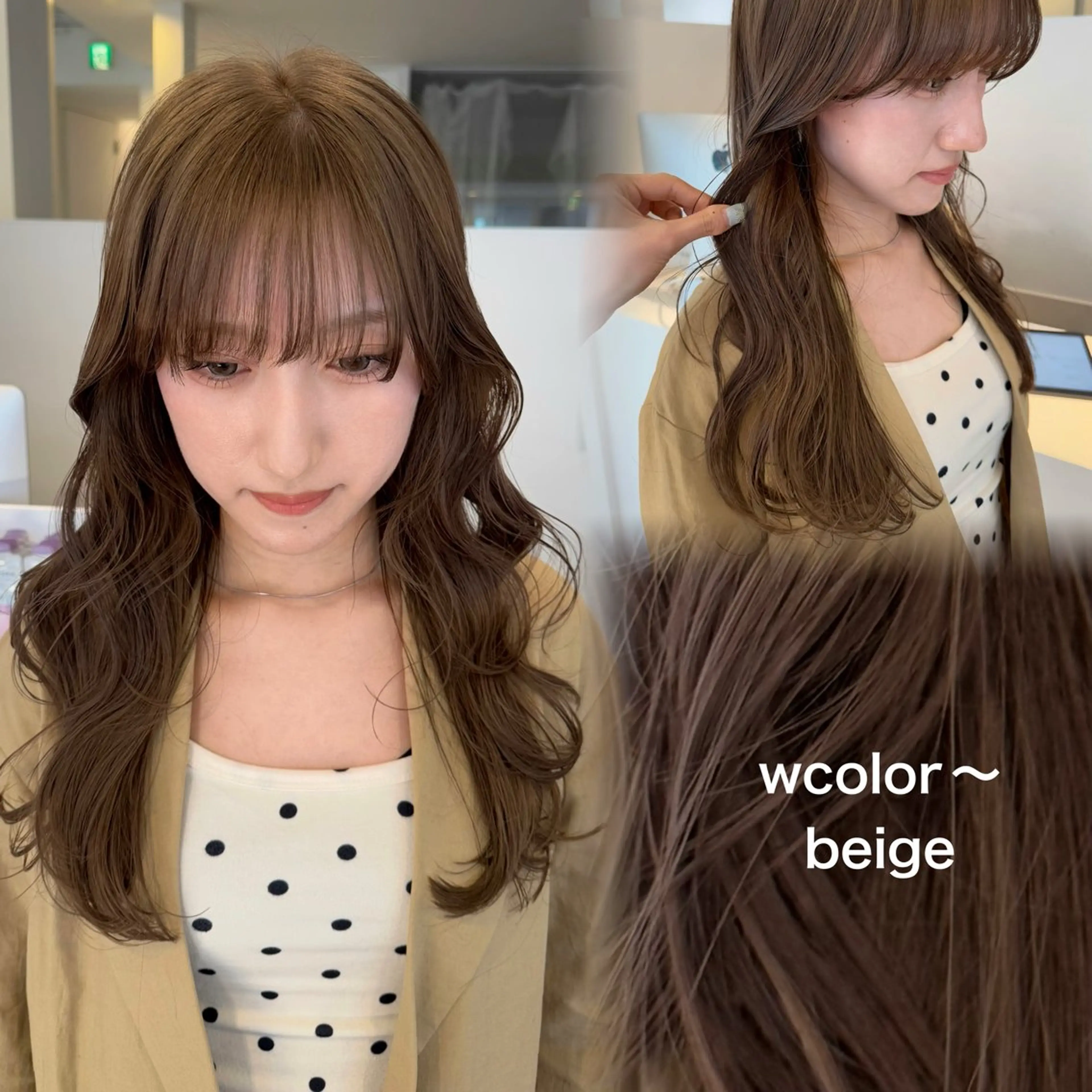 ロング カラー ブリーチ ダブルカラー インナーカラー ブリーチなしカラー ピンクカラー カット ヘアカラー トリートメント yard.長田 唯のヘアスタイル