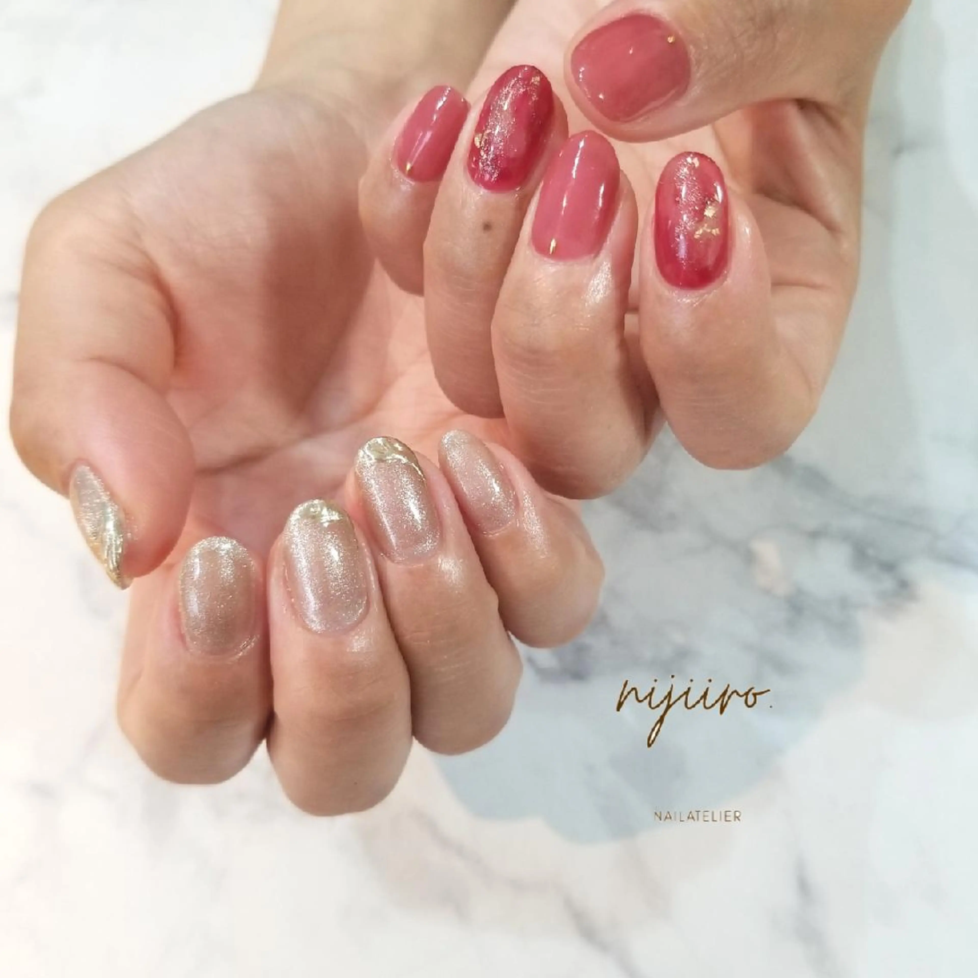 ネイル ハンドネイル nijiiro🌈 サトウのネイルデザイン