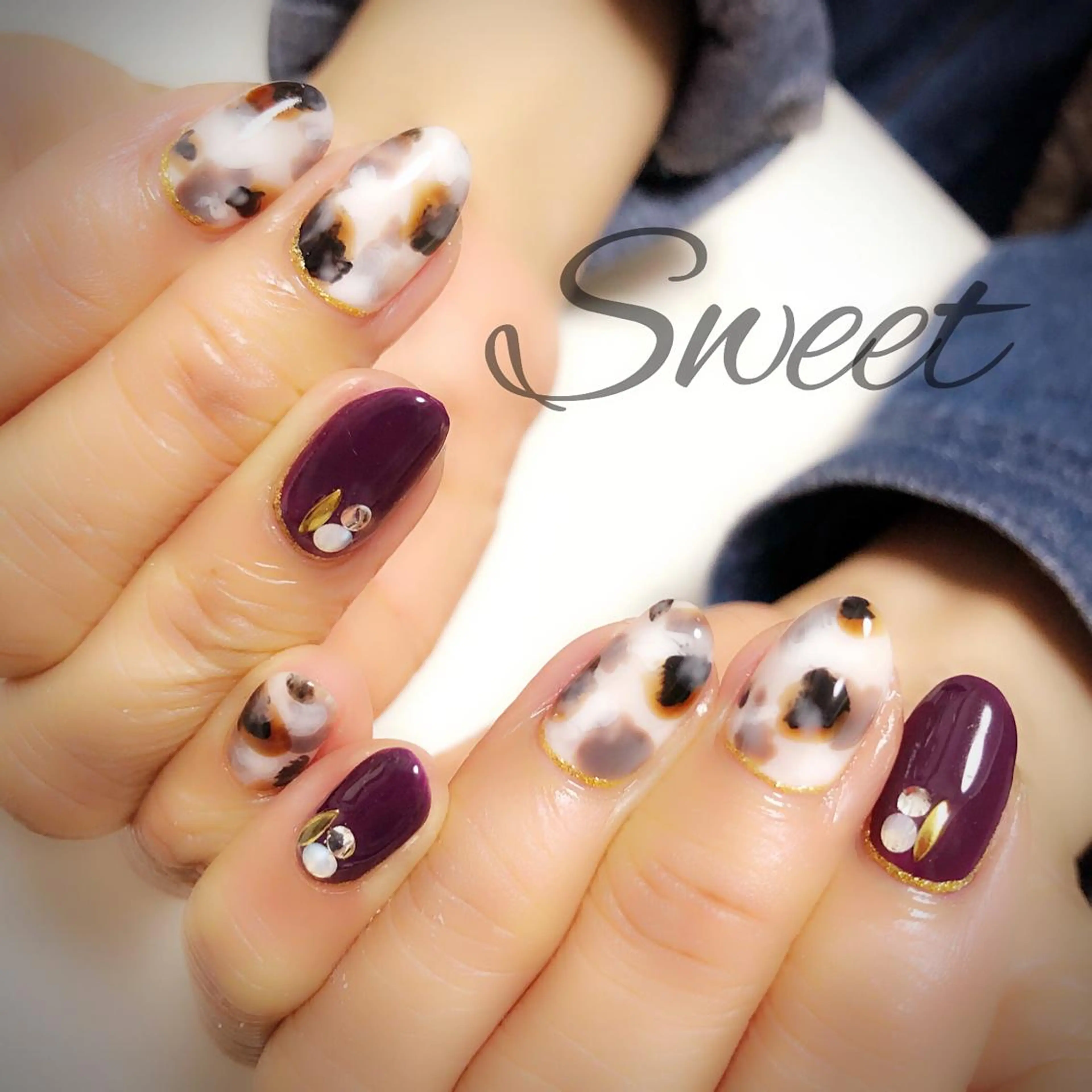 ネイル sweet 仲野陽子のネイルデザイン