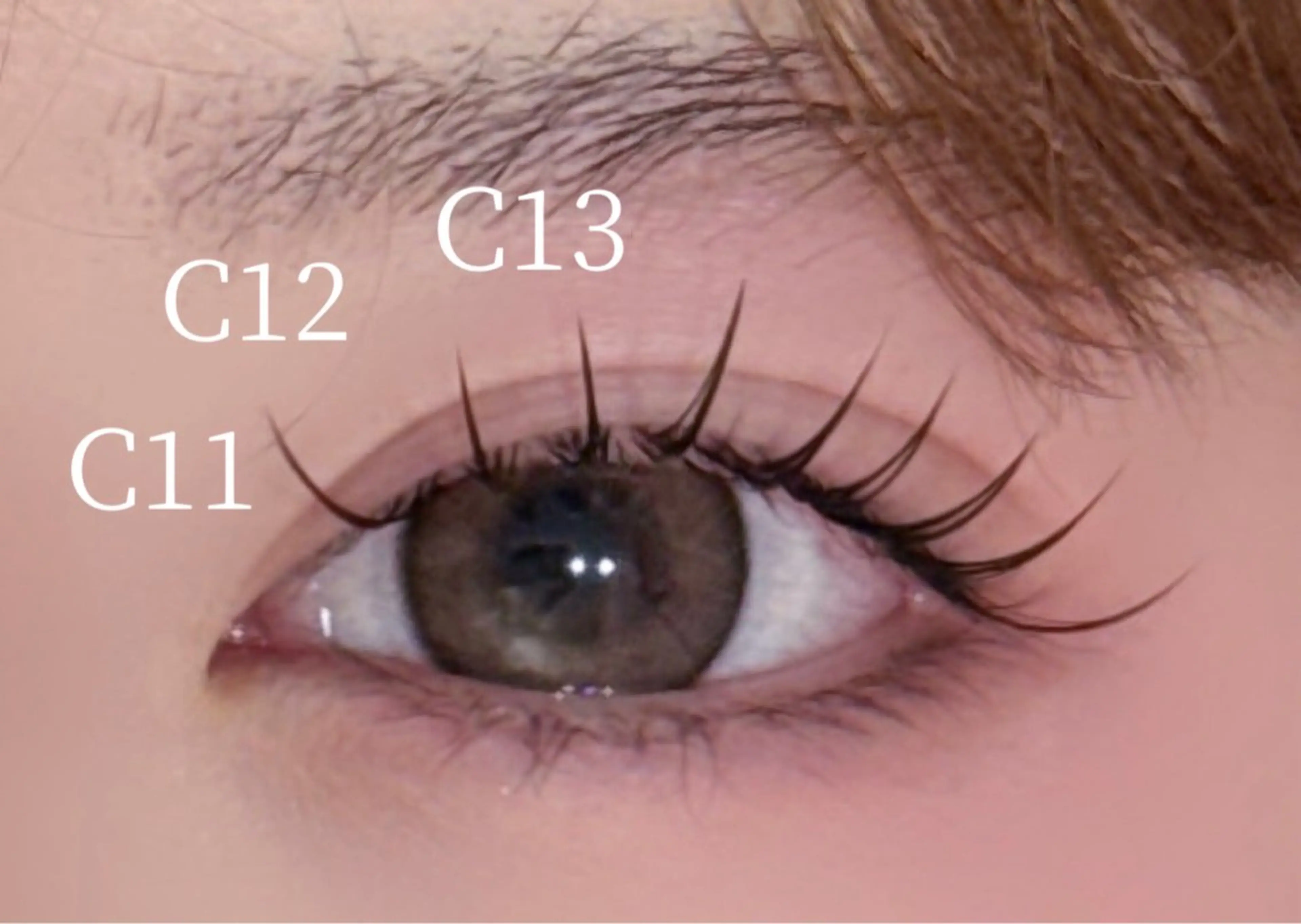 マツエク・マツパ 束感まつ毛 一重×まつ毛パーマ マツエク N eyelash hanaのマツエク・マツパデザイン