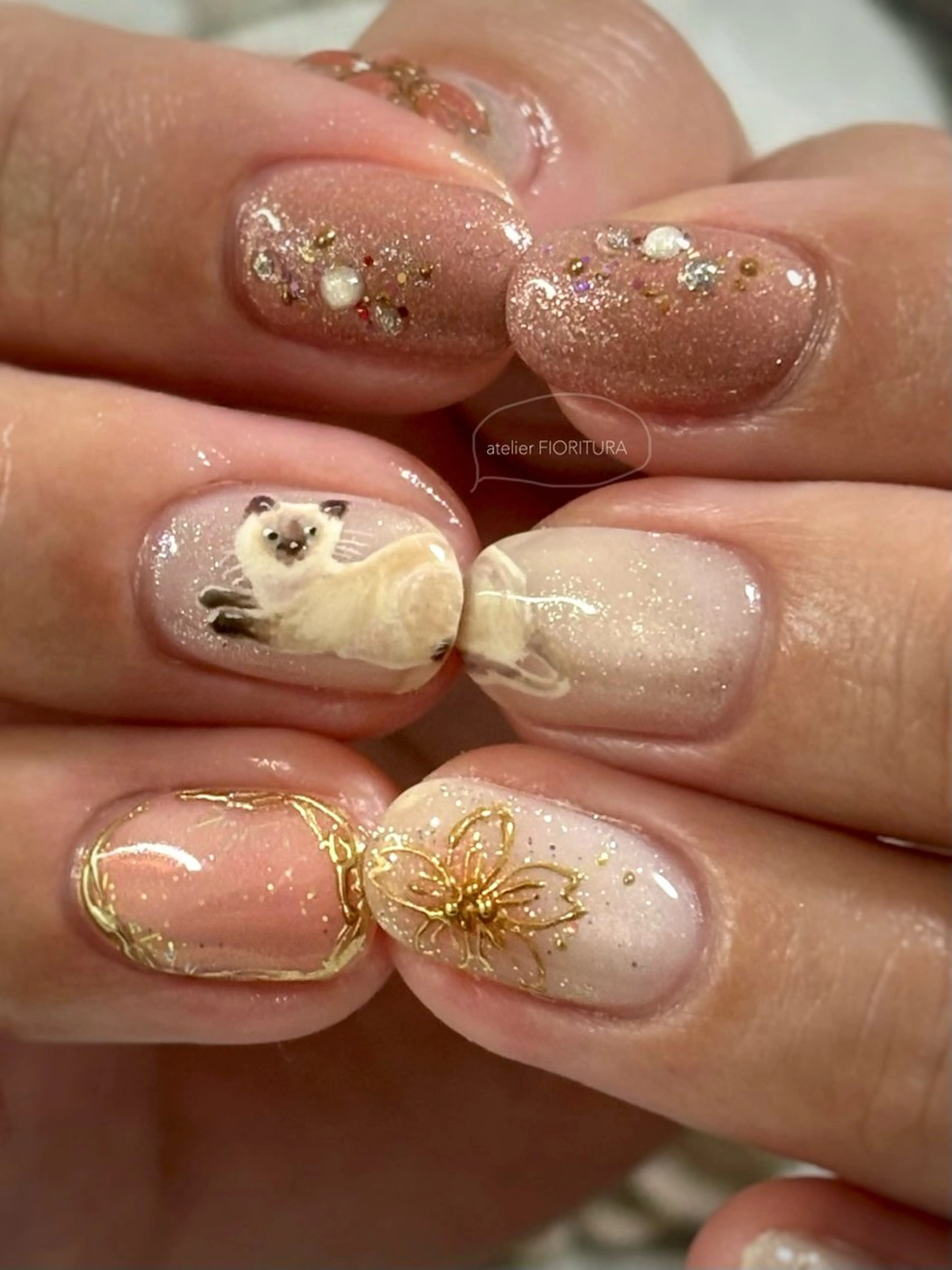 ネイル ハンドネイル FIORITURA Maikoのネイルデザイン