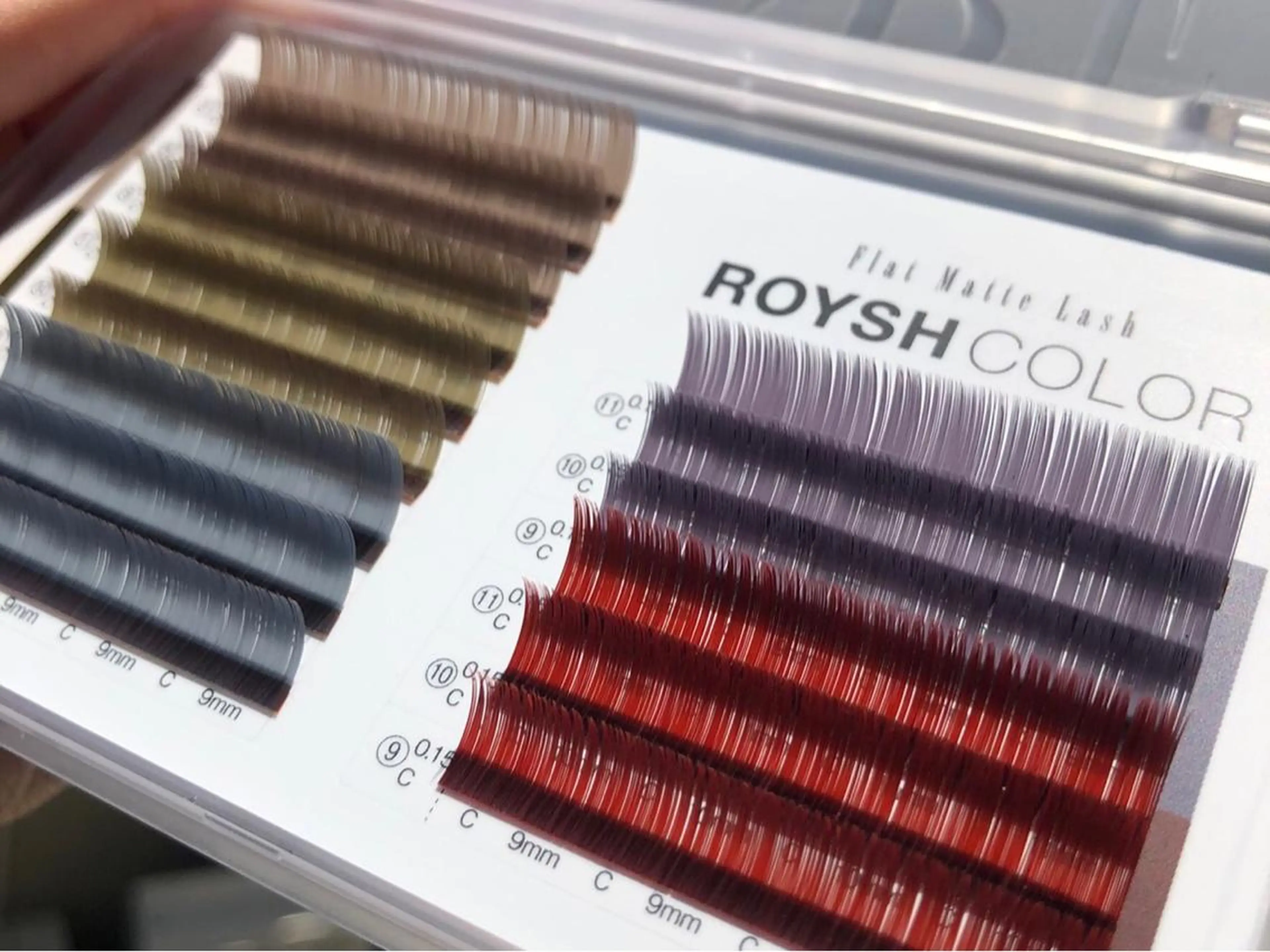 【新規】カラーエクステ120本★《束感コーティング無料》の写真