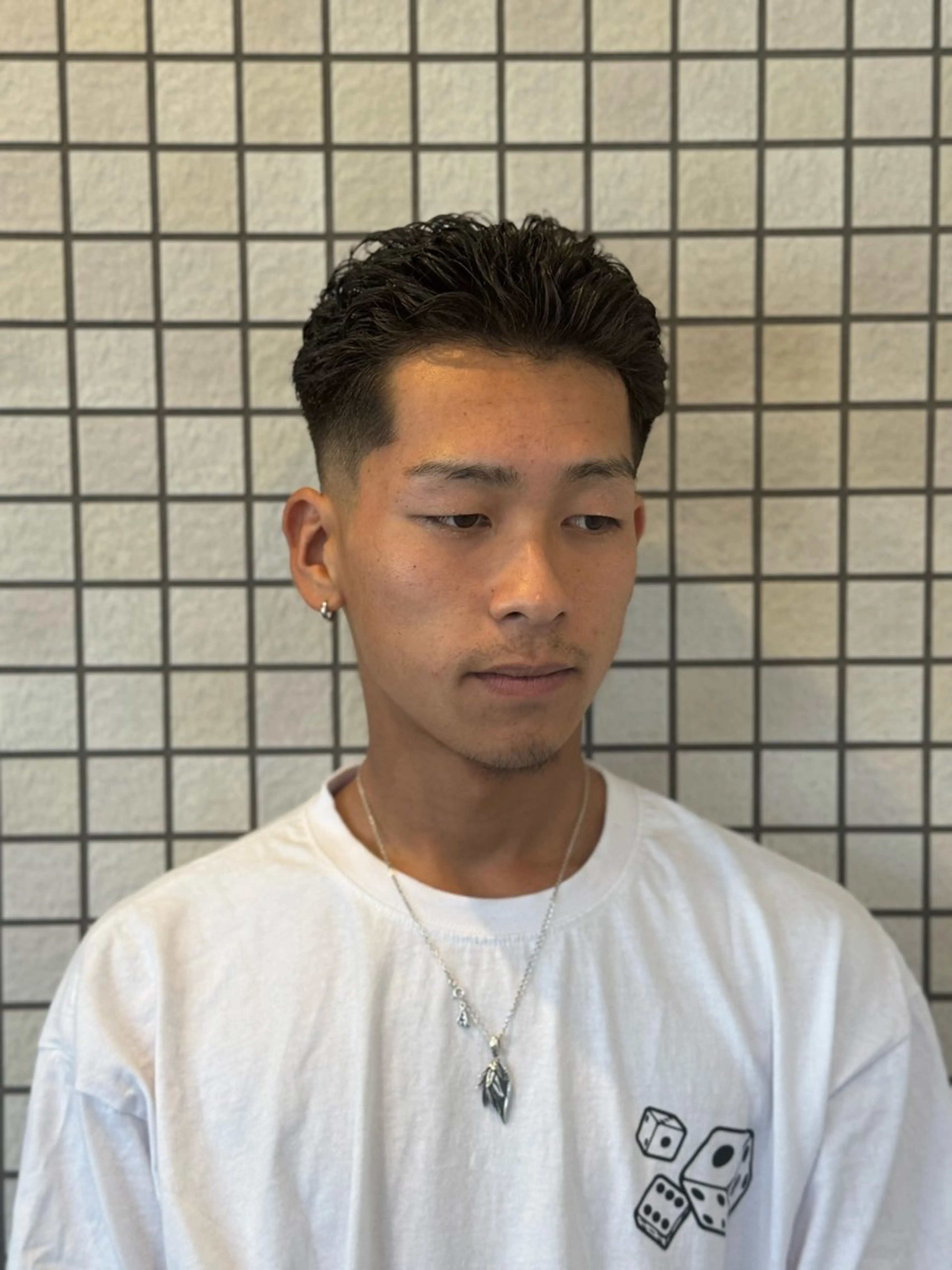 パーマ メンズ leo/ロング／ レイヤーカット⛈️のヘアスタイル