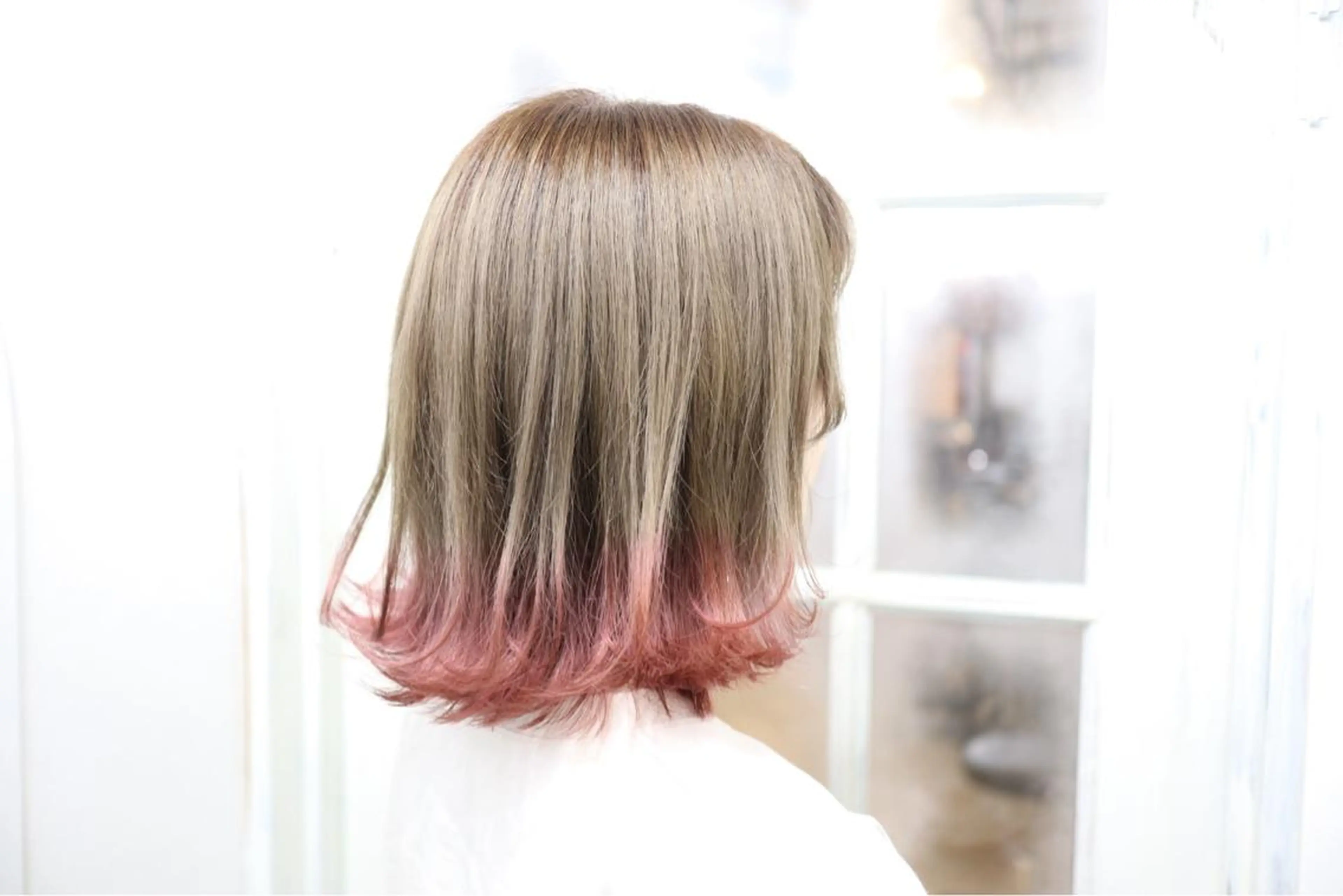 ミディアム カラー アディクシーカラー ベージュカラー ブリーチ ケアブリーチ ダブルカラー ヘアカラー トリートメント ✨池袋ブリーチ特化 Hibiki✨のヘアスタイル