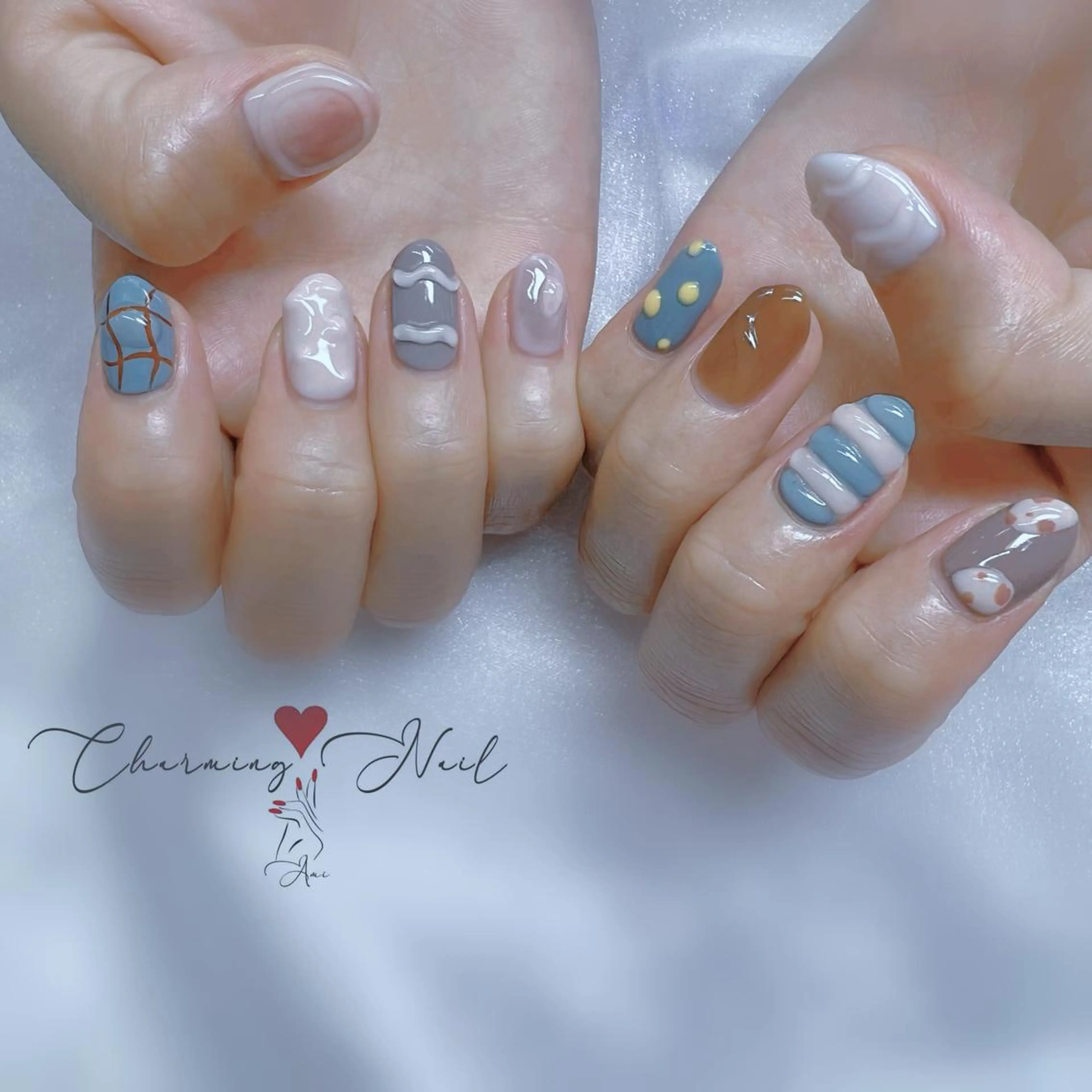 ネイル アートネイル ジェルネイル 持ち込み ぷっくりネイル Charming❤️Nail所属・Nailist Amiのその他イメージ