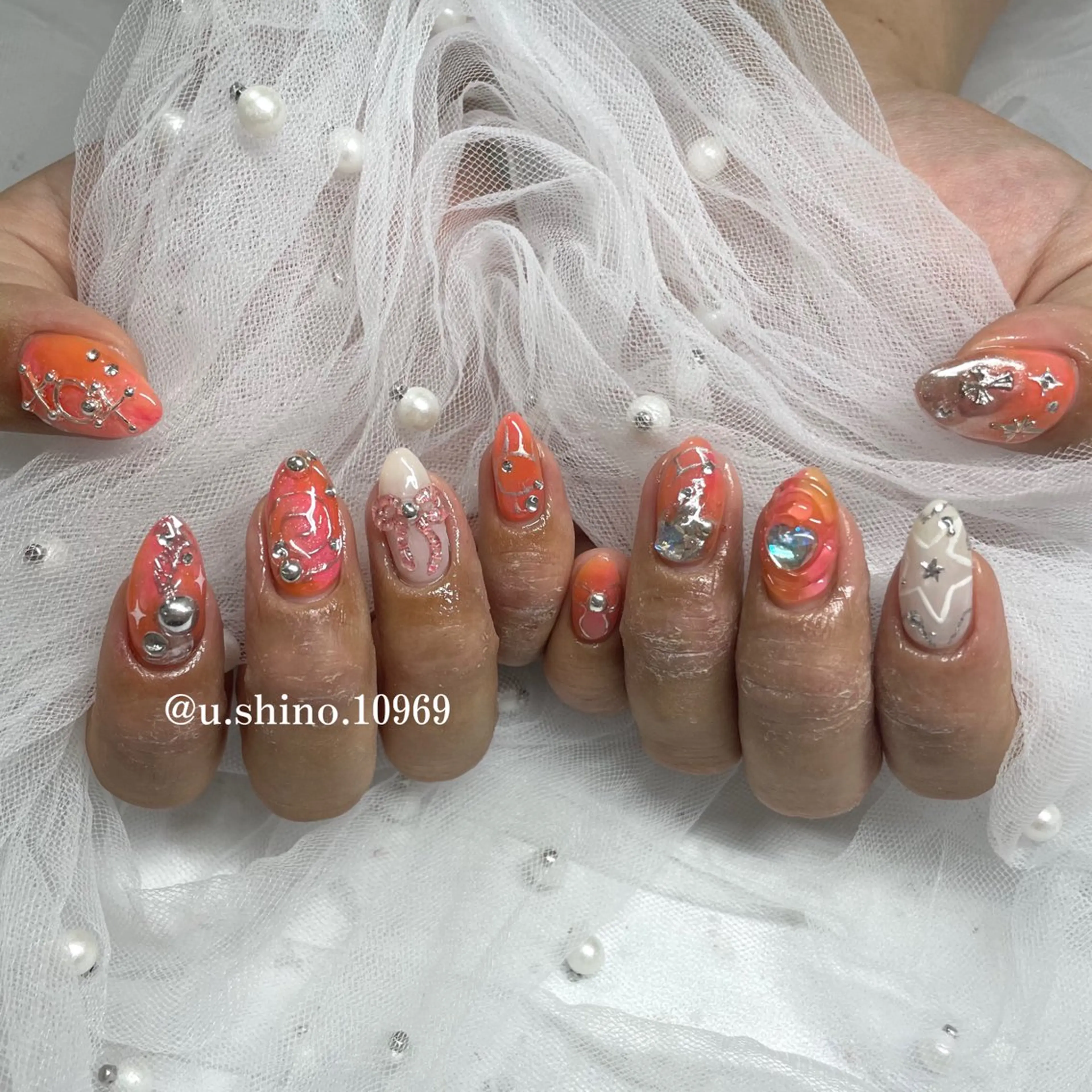 ネイル ハンドネイル MoonLight SHINOのネイルデザイン