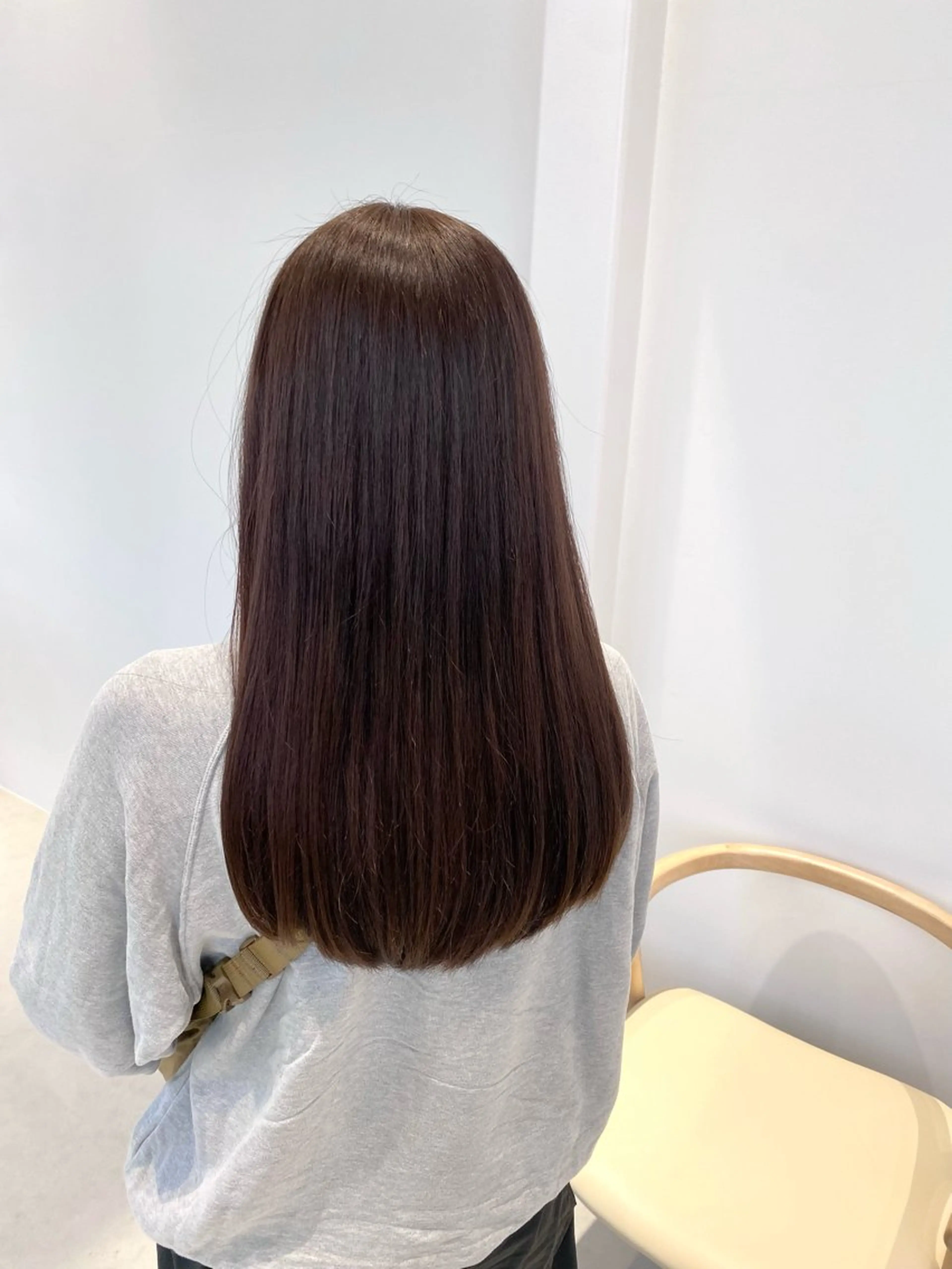 ロング アッシュ アッシュブラウン 川合 勇気のヘアスタイル