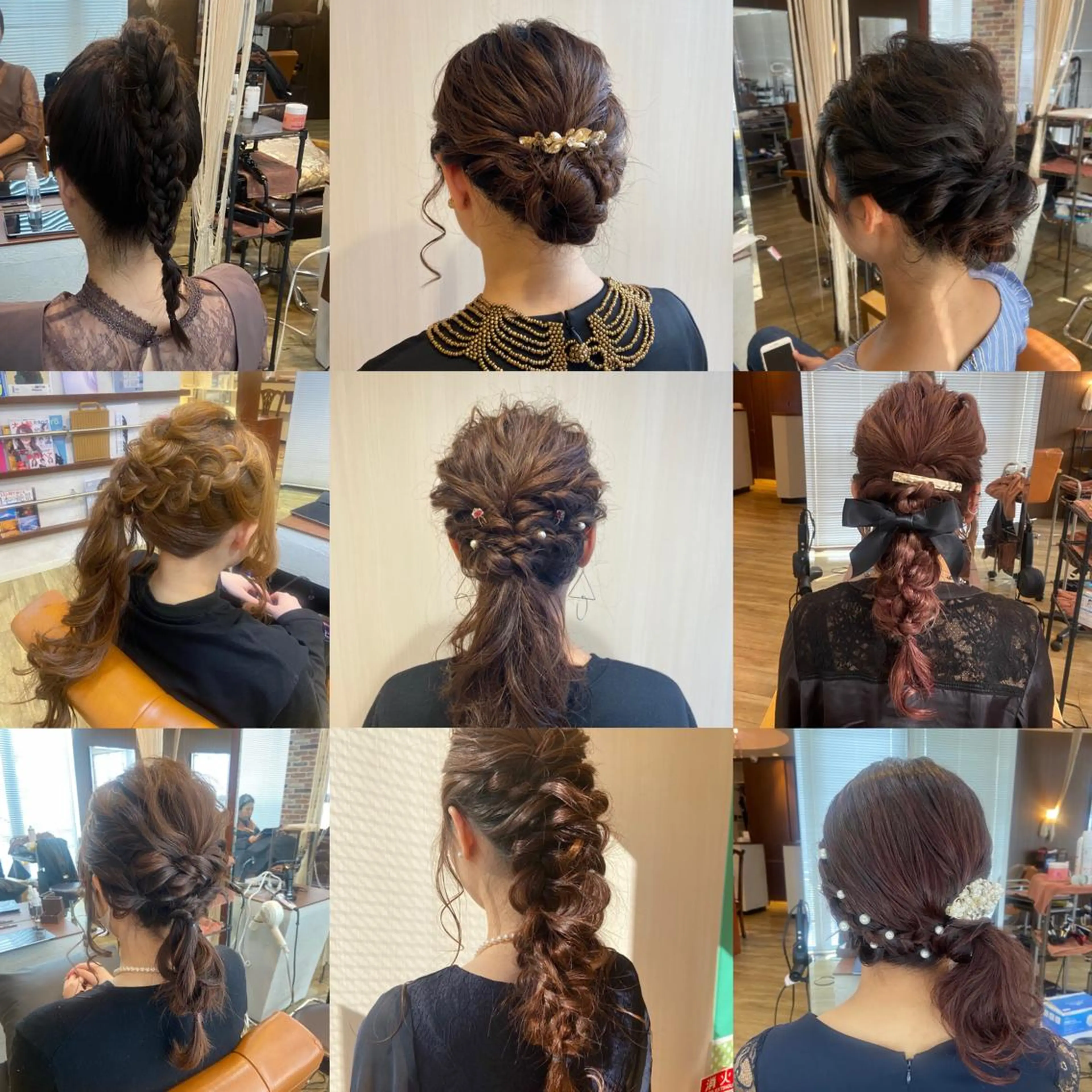 ヘアアレンジ ヘアセット 川本 あゆのヘアスタイル