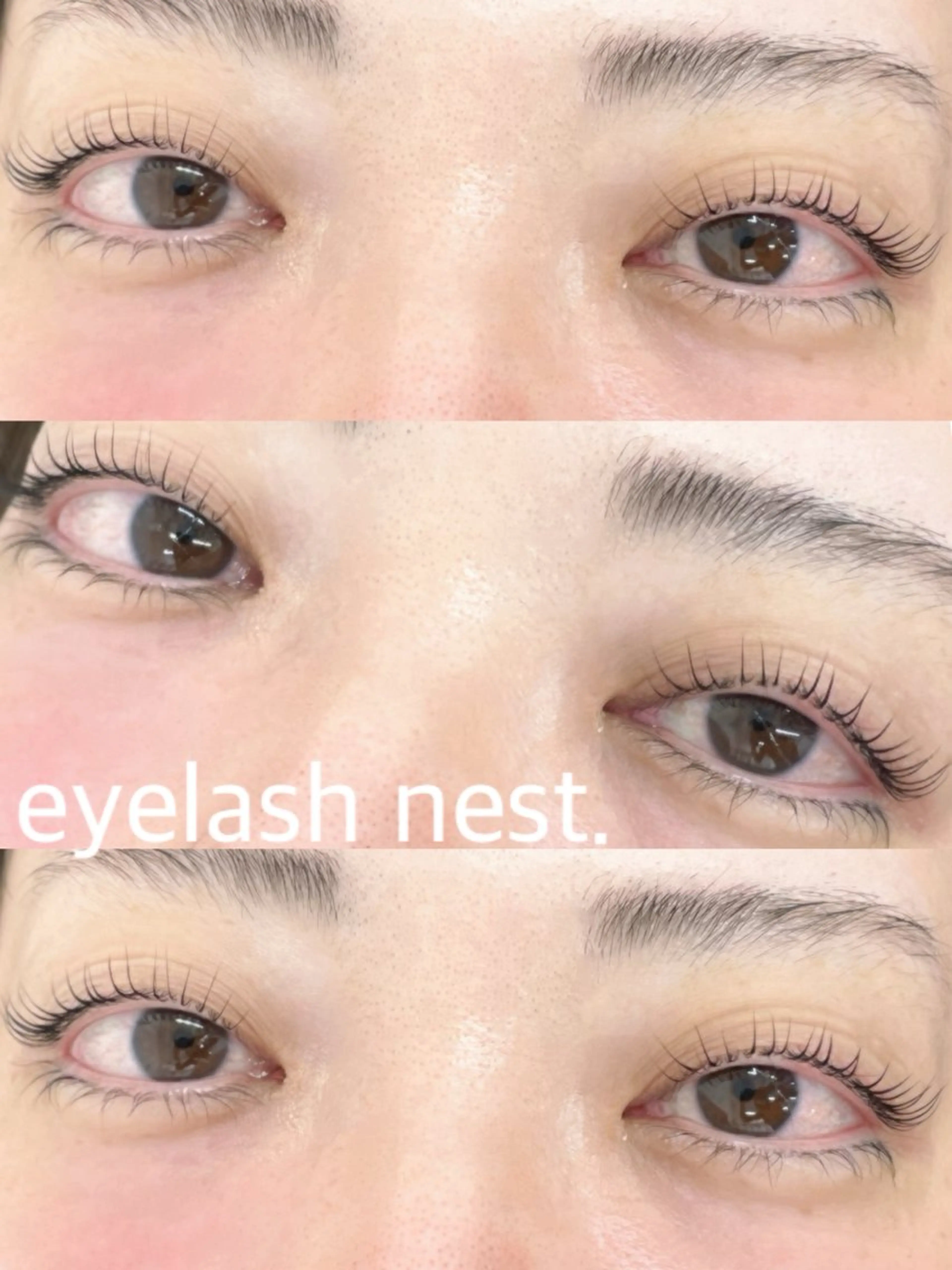 マツエク・マツパ 一重×まつ毛パーマ 🤍nest. エリ🤍のマツエク・マツパデザイン