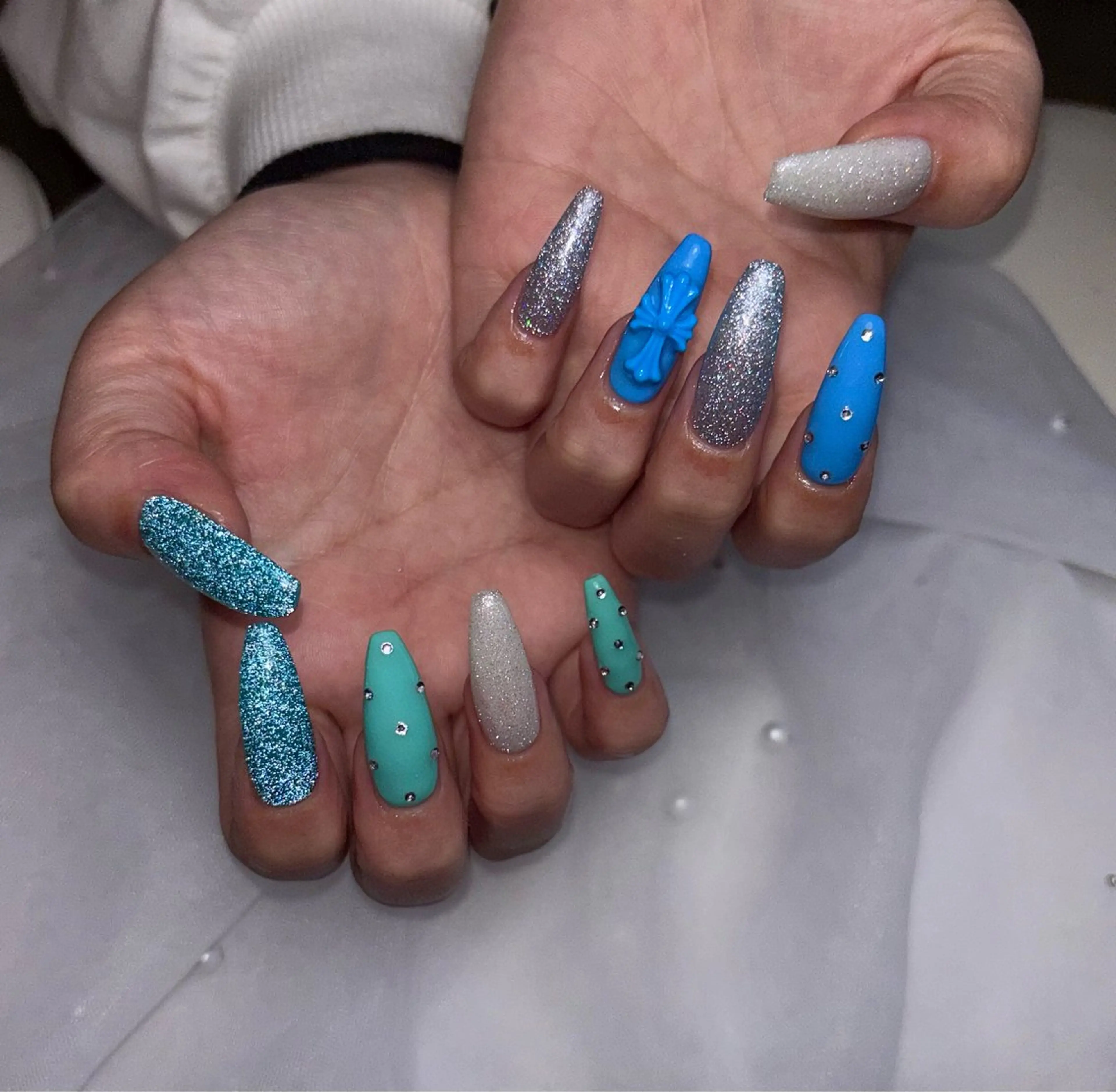 ハンド💅＋フット👣ネイル(やり放題コース🌈)の写真