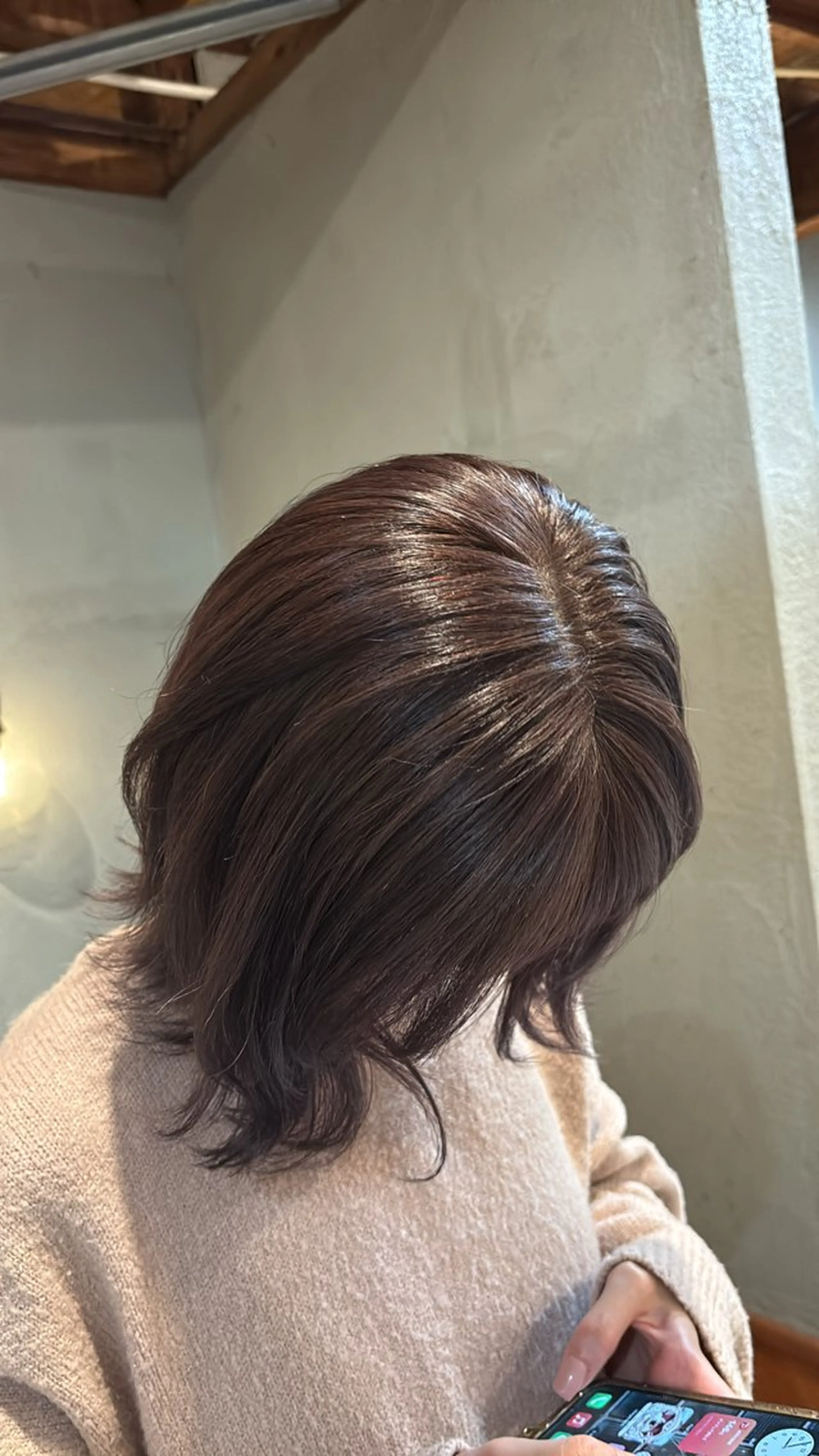 ミディアム カラー 透明感カラー ヘアカラー 千田 りんなのヘアスタイル