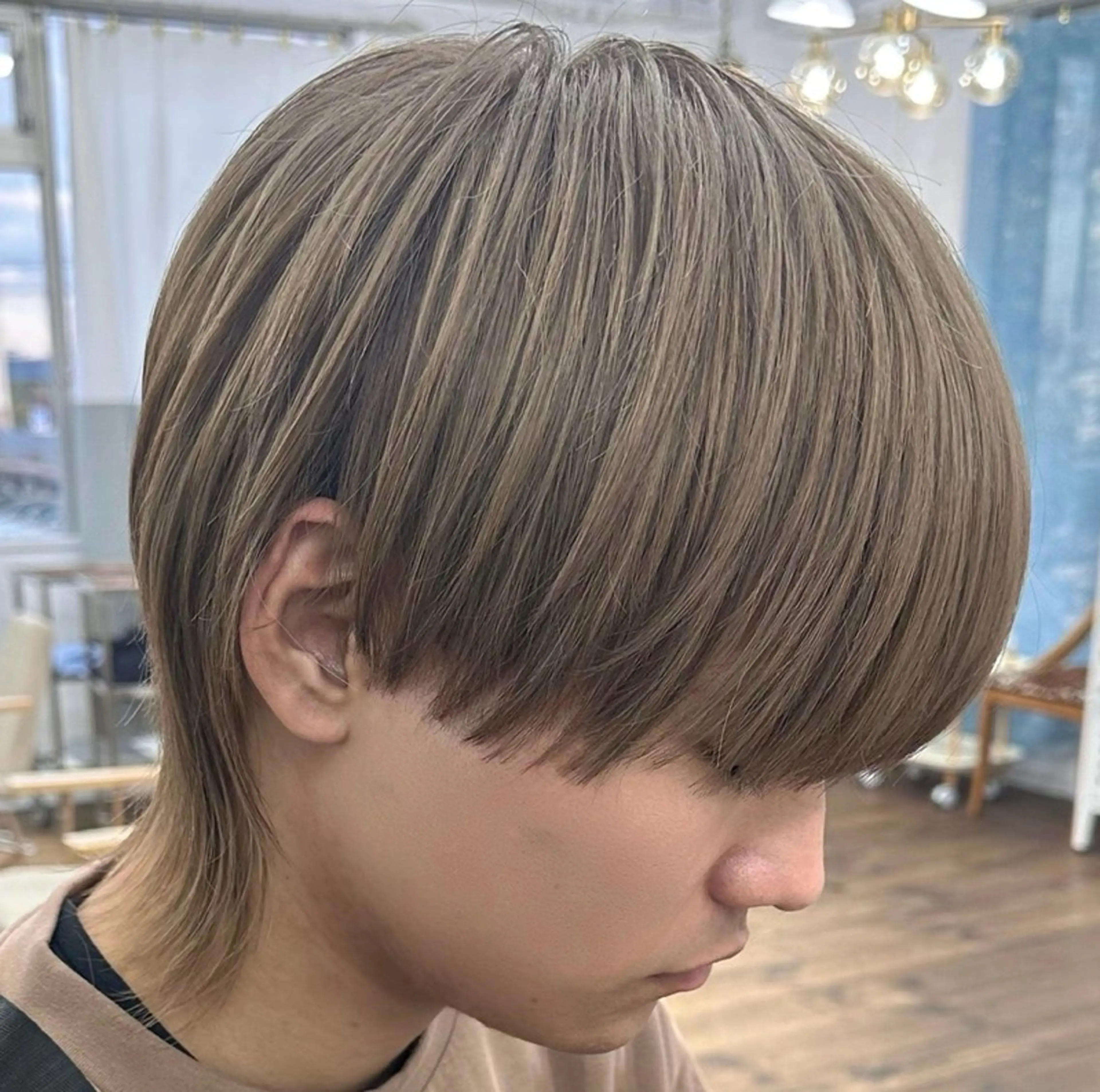 ショート カラー パーマ メンズ カット ヘアカラー パーマ メンズ特化✂️ 小枝 優生のヘアスタイル